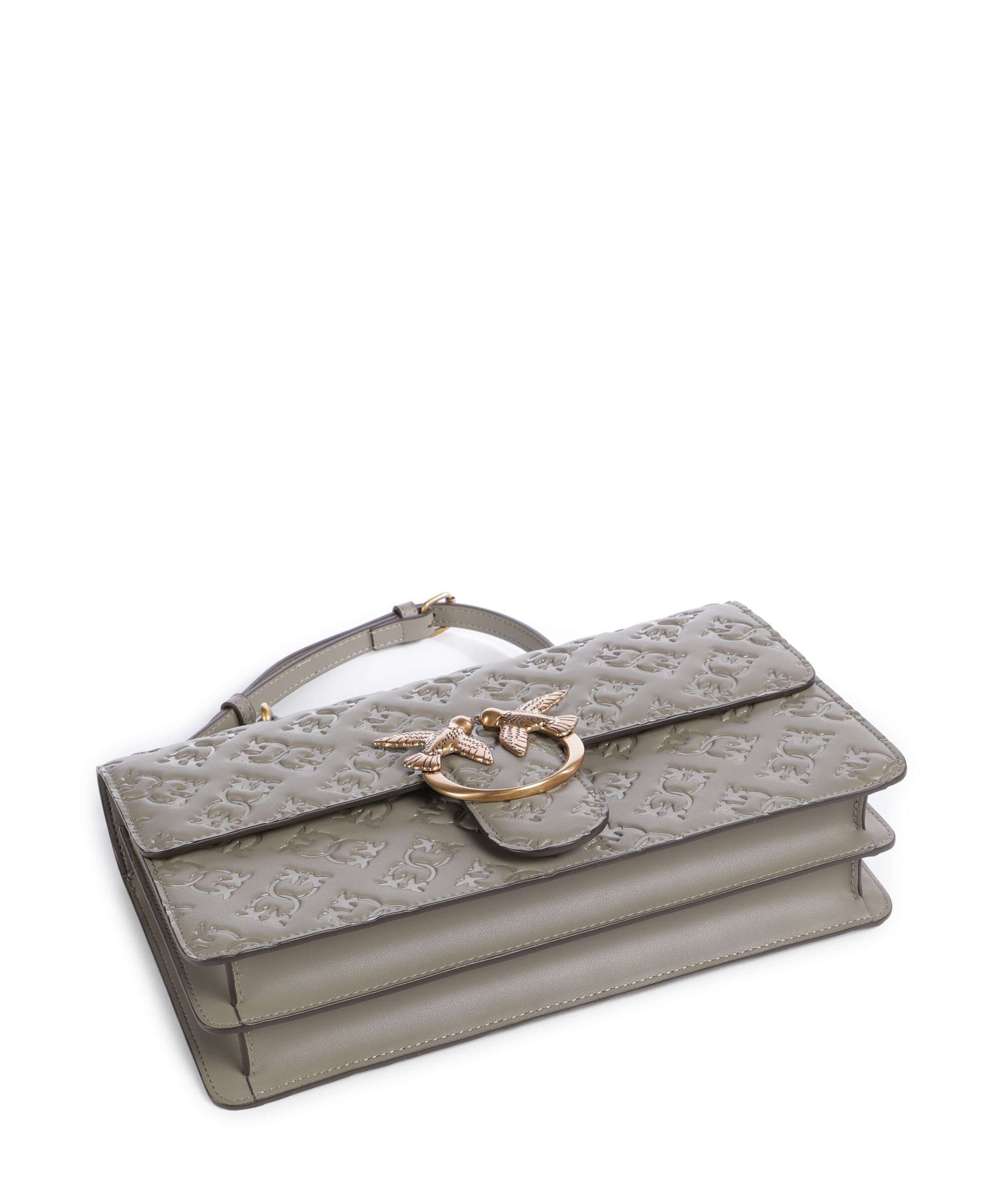Pinko Love One Classic Shoulder bag noce/antique gold - Image 6