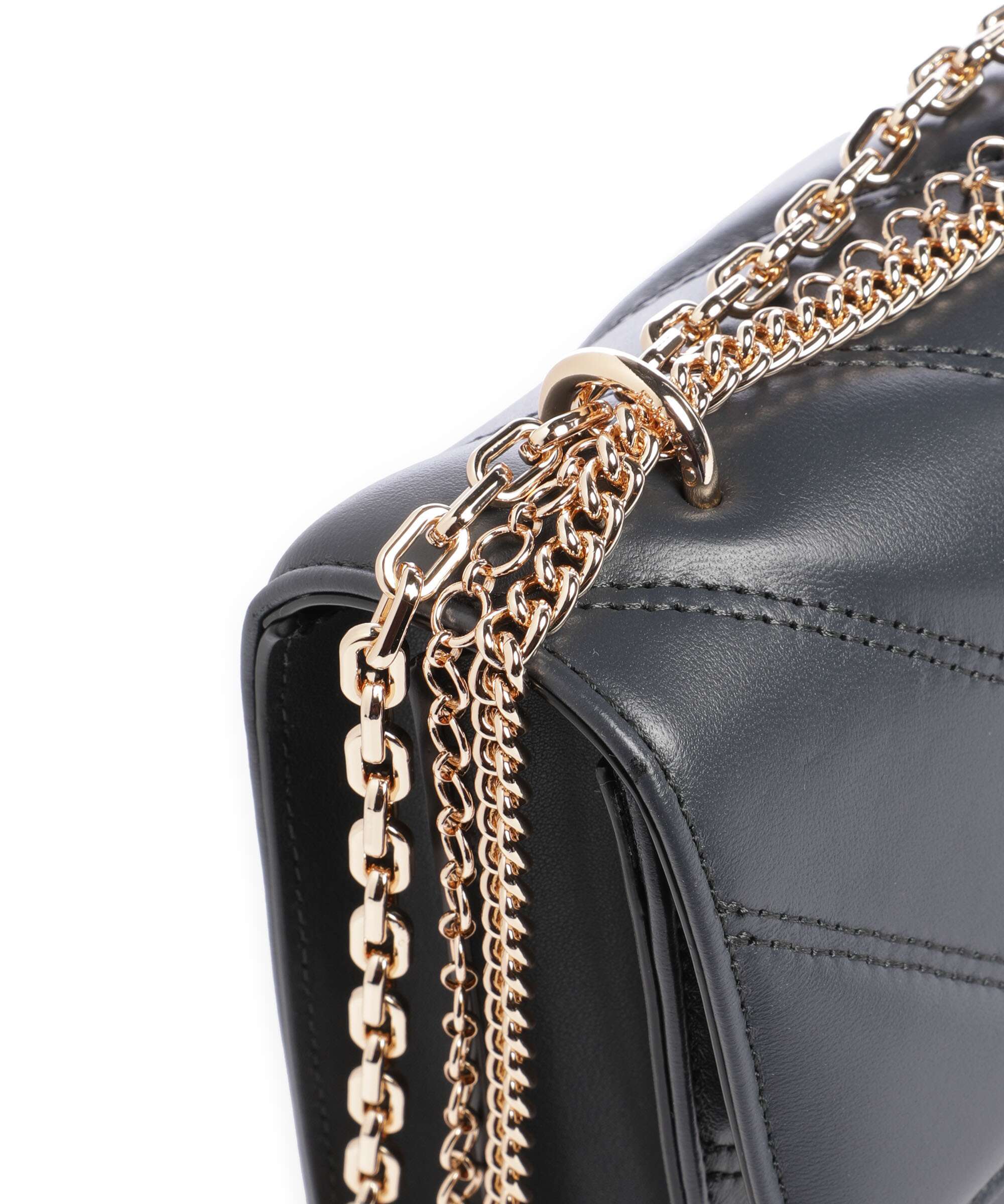 Pinko Love One Classic Shoulder bag grigio asfalto/oro mordore - Image 4