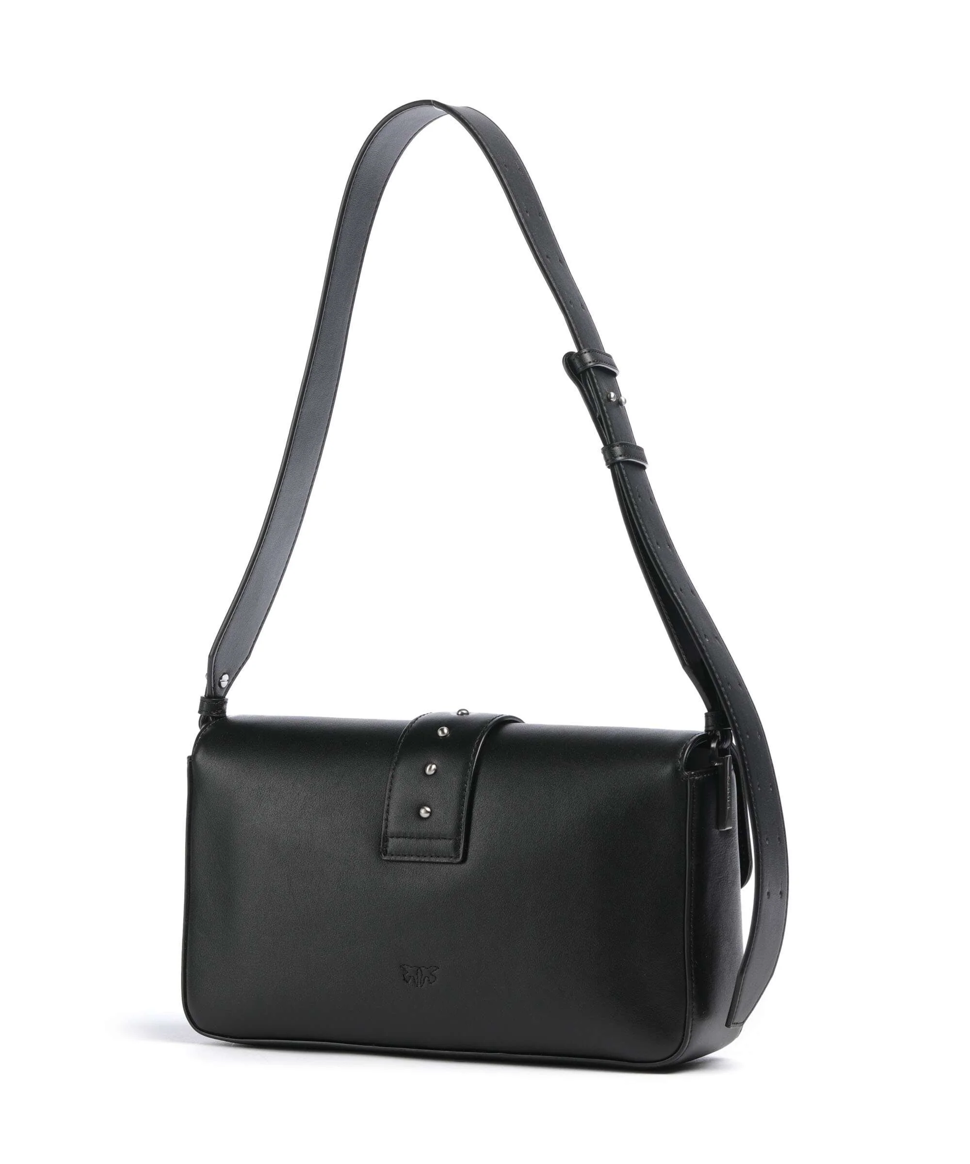 Pinko Love One Classic Slouchy Shoulder bag nero limousine/matt silver - Image 2