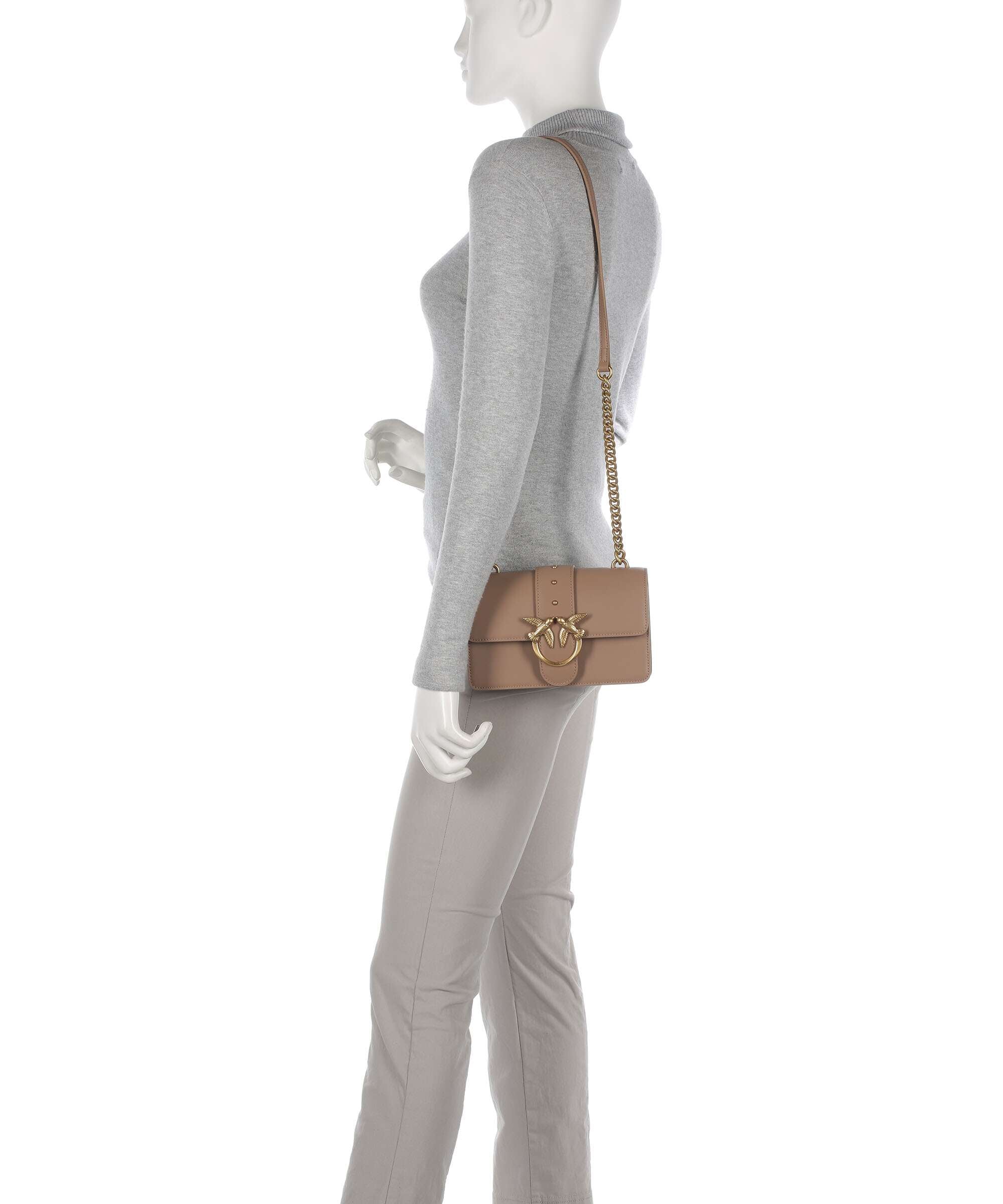 Pinko Love One Mini Crossbody bag biscotto zenzero - Image 3