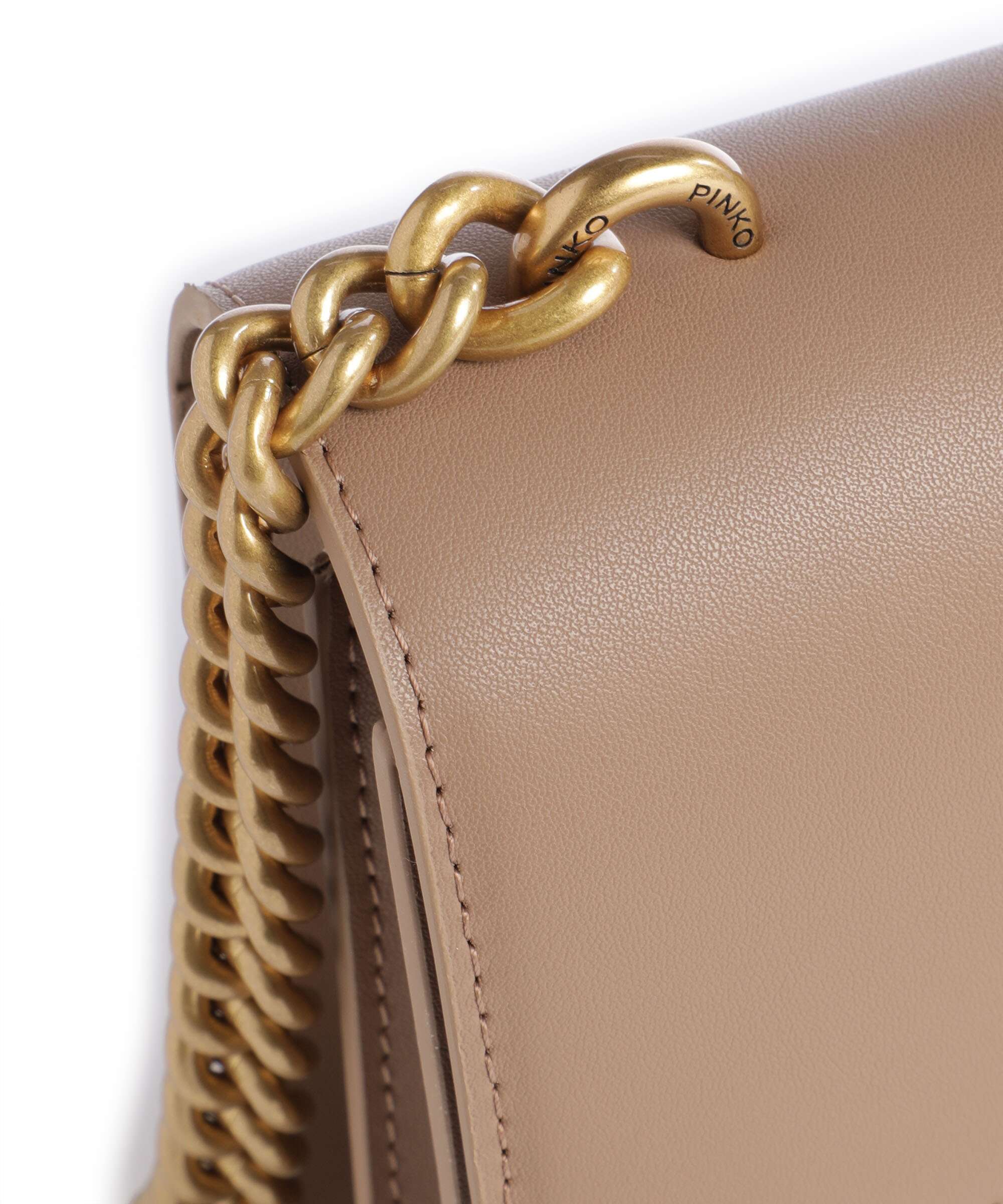Pinko Love One Mini Crossbody bag biscotto zenzero - Image 4