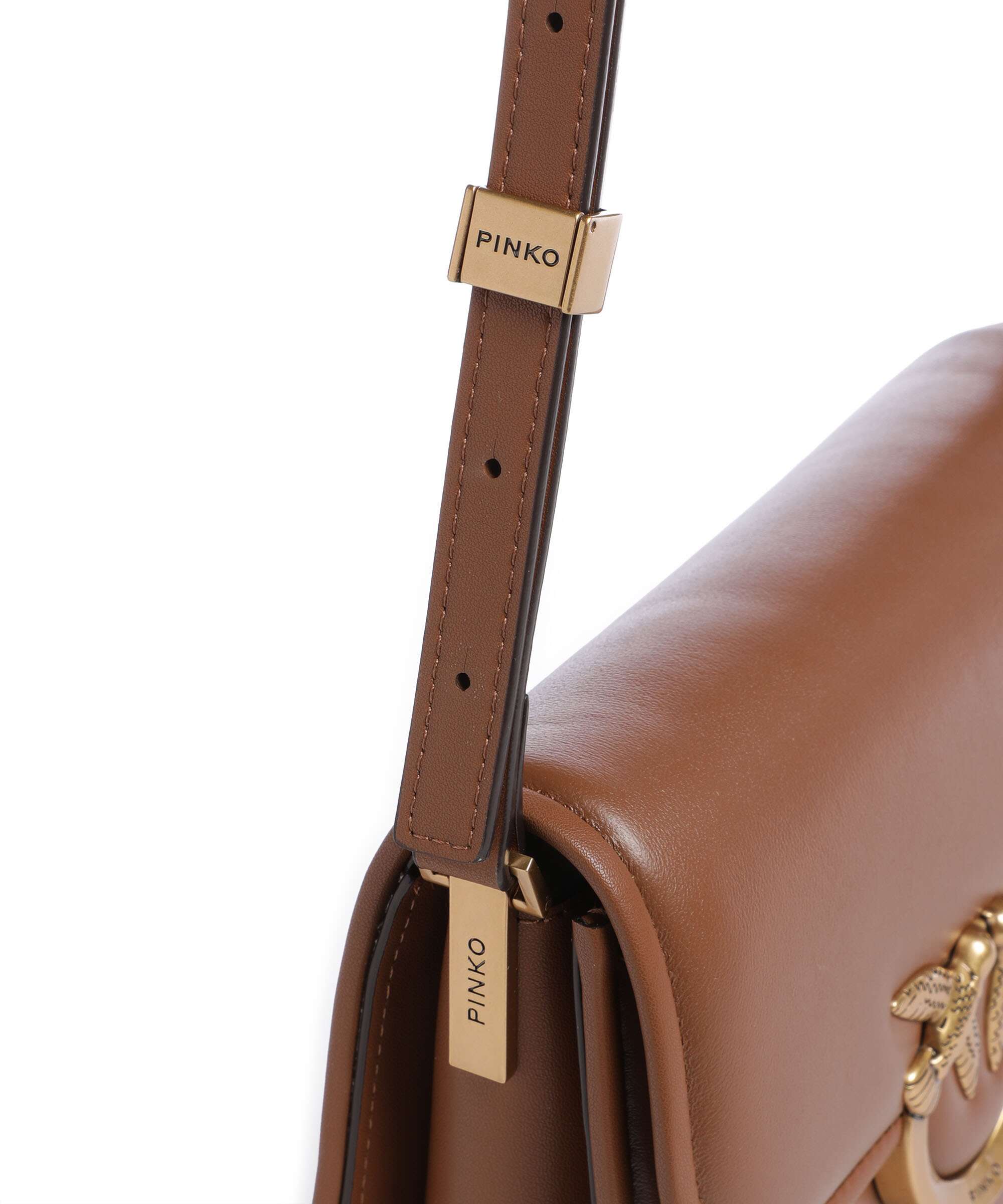 Pinko Love One Mini Crossbody bag marrone/leone/antique gold - Image 4