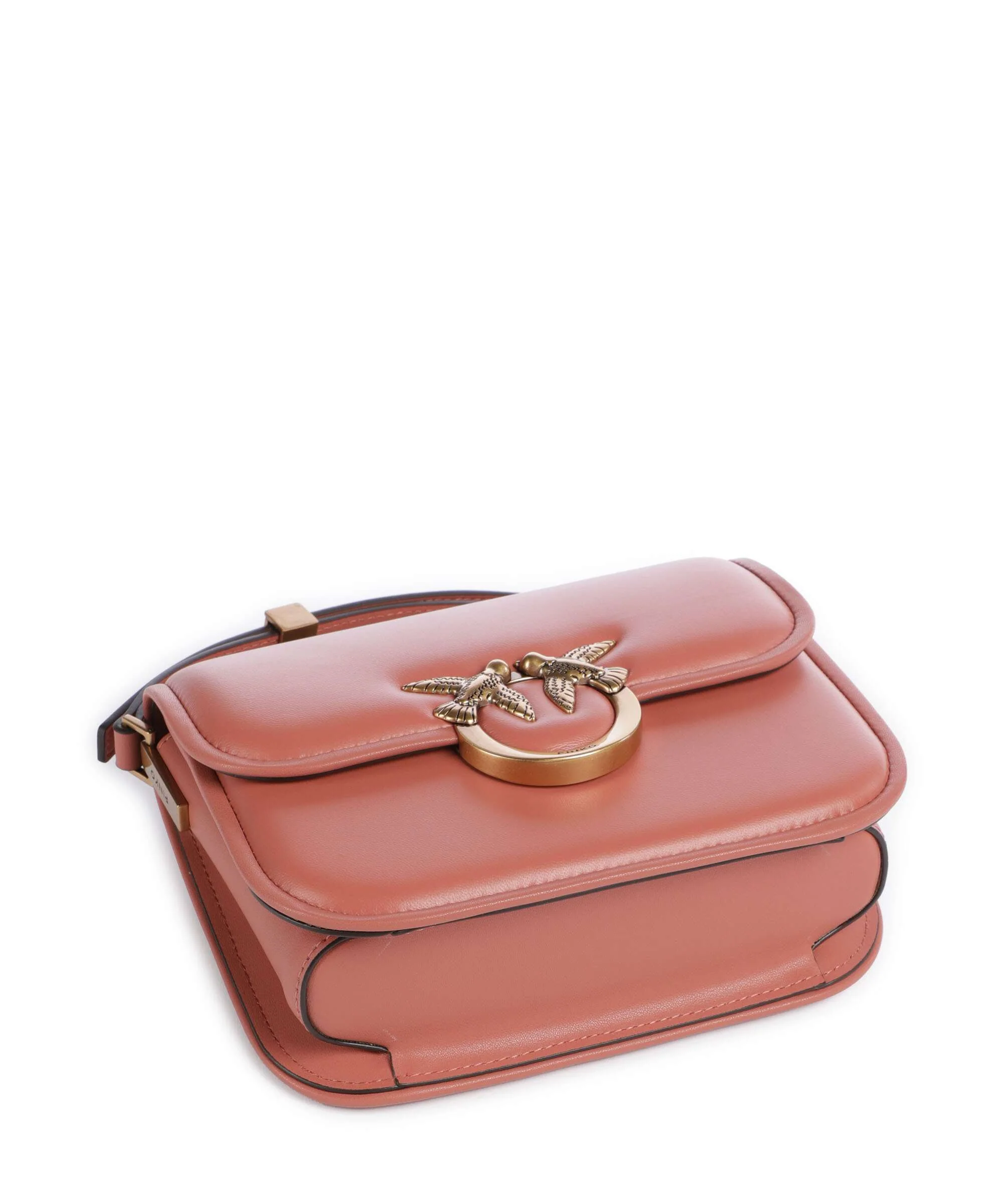 Pinko Love One Mini Crossbody bag marrone aragona/antique gold - Image 5