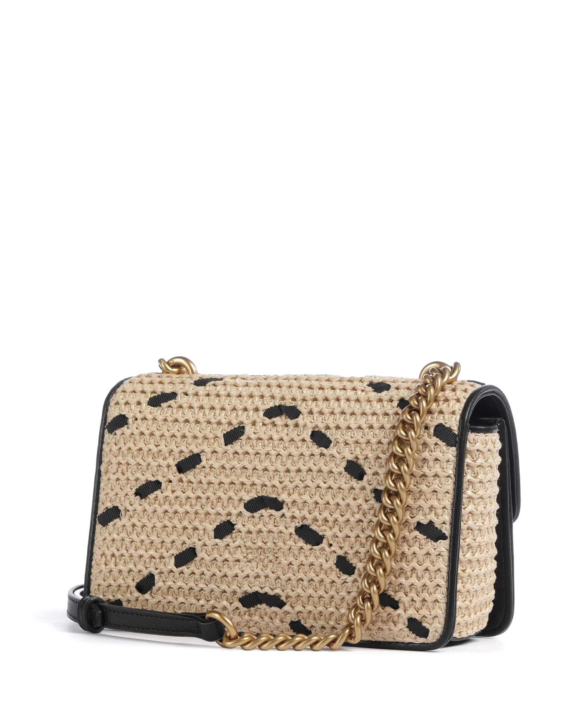 Pinko Love One Mini Crossbody bag paglia/nero/antique gold - Image 2