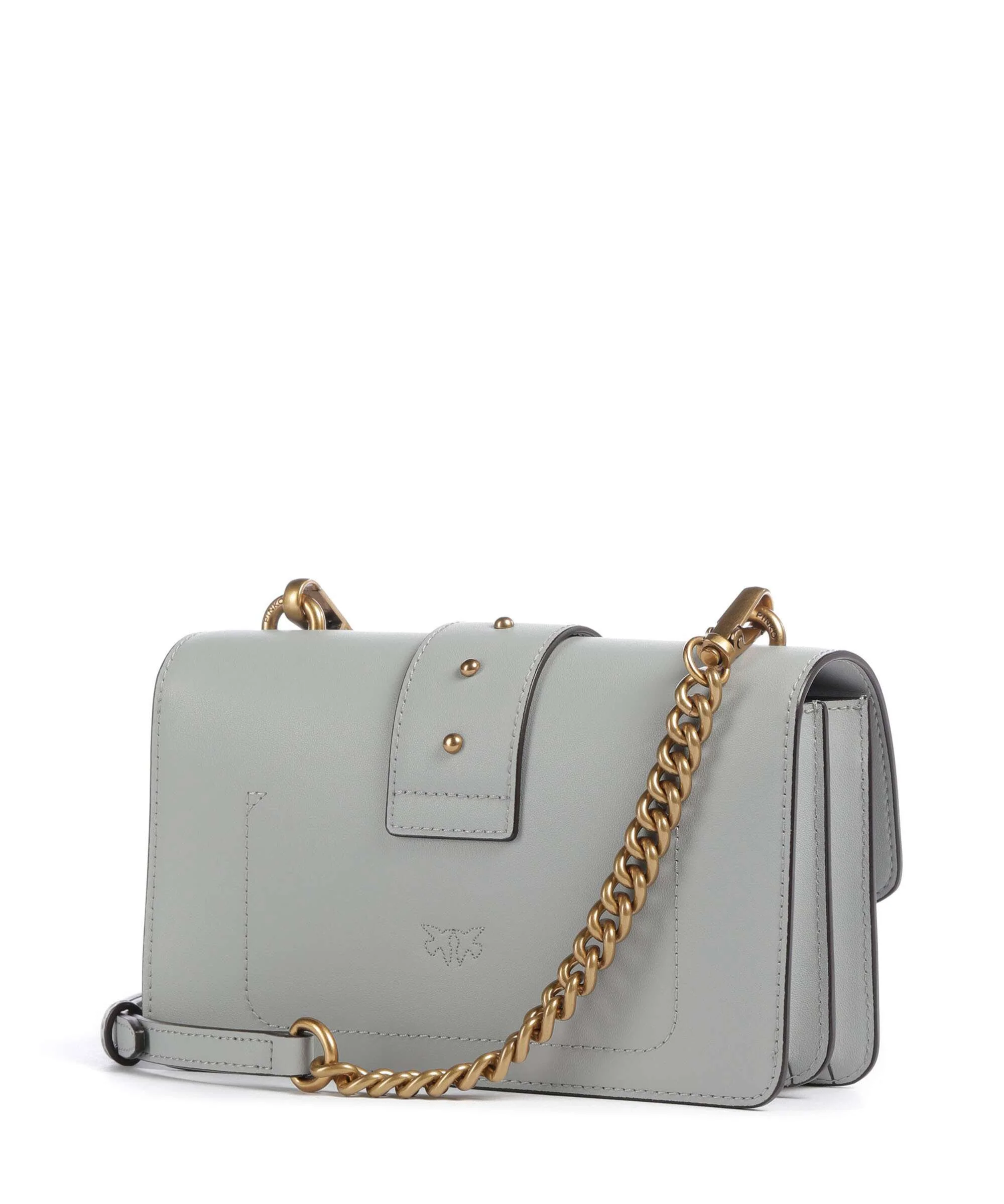 Pinko Love One Mini Crossbody bag grigio perla/antique gold - Image 2
