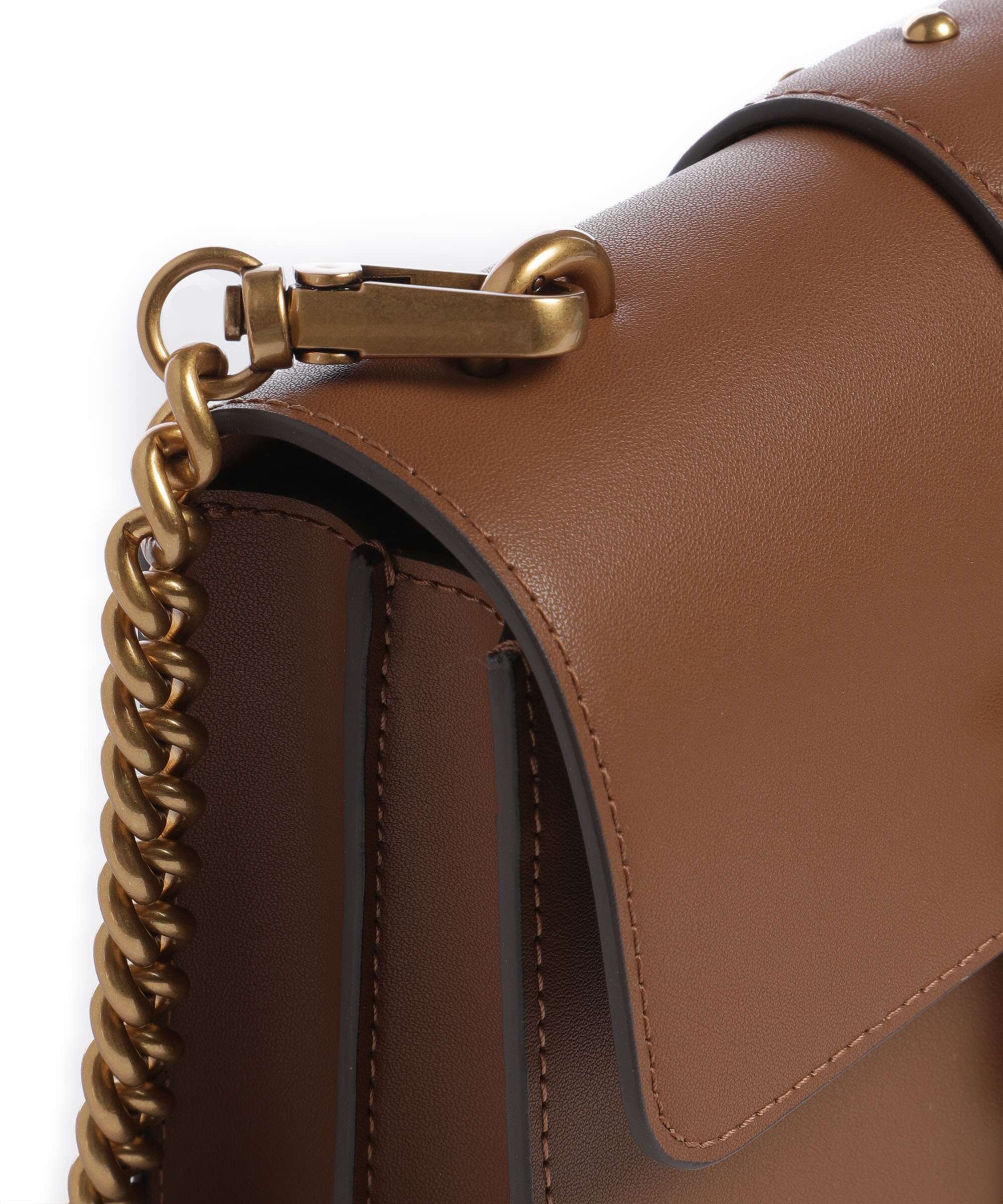 Pinko Love One Mini Crossbody bag marrone/leone/antique gold - Image 4