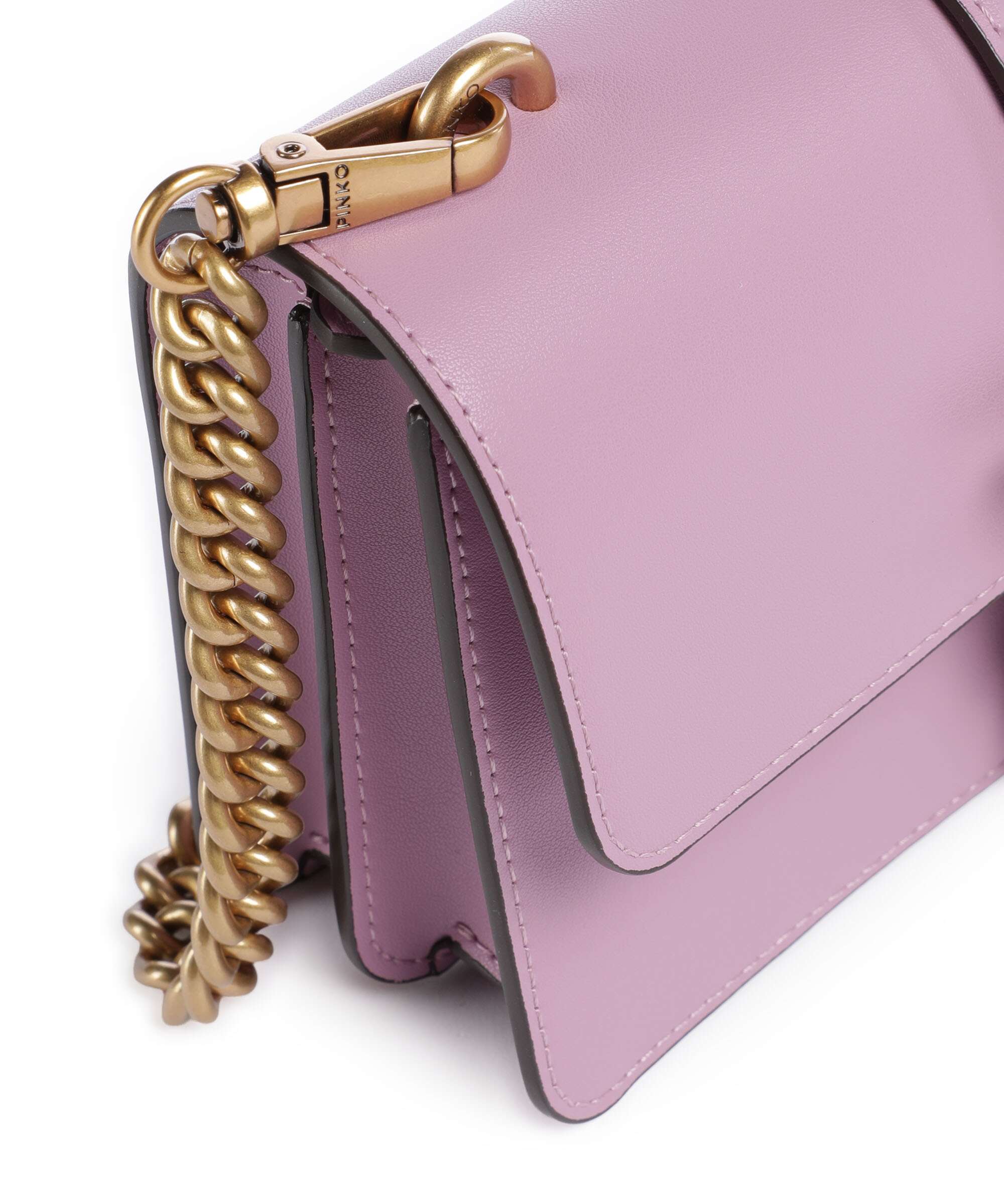 Pinko Love One Mini Crossbody bag lilla/antique gold - Image 4