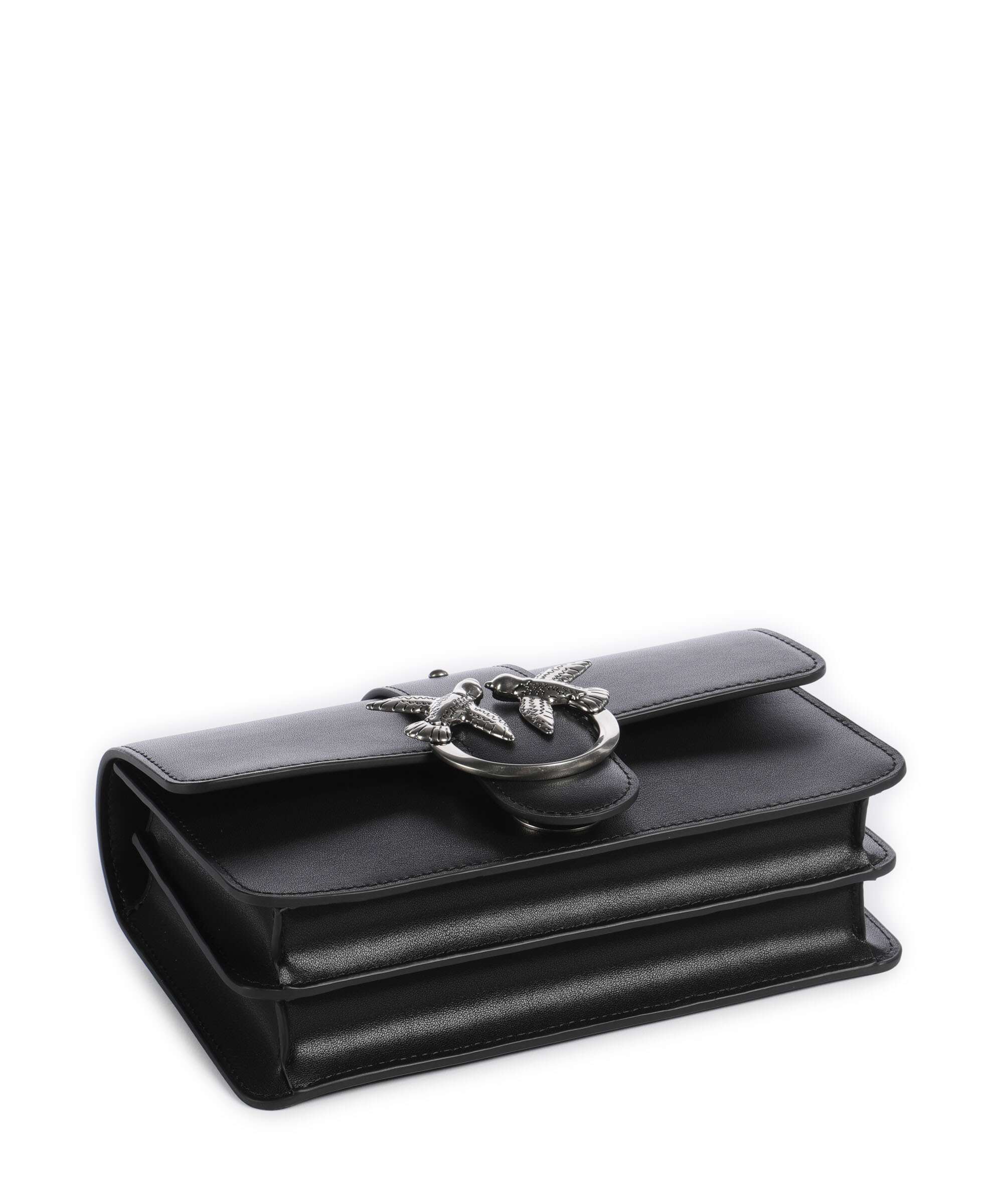 Pinko Love One Mini Crossbody bag nero/old silver - Image 5
