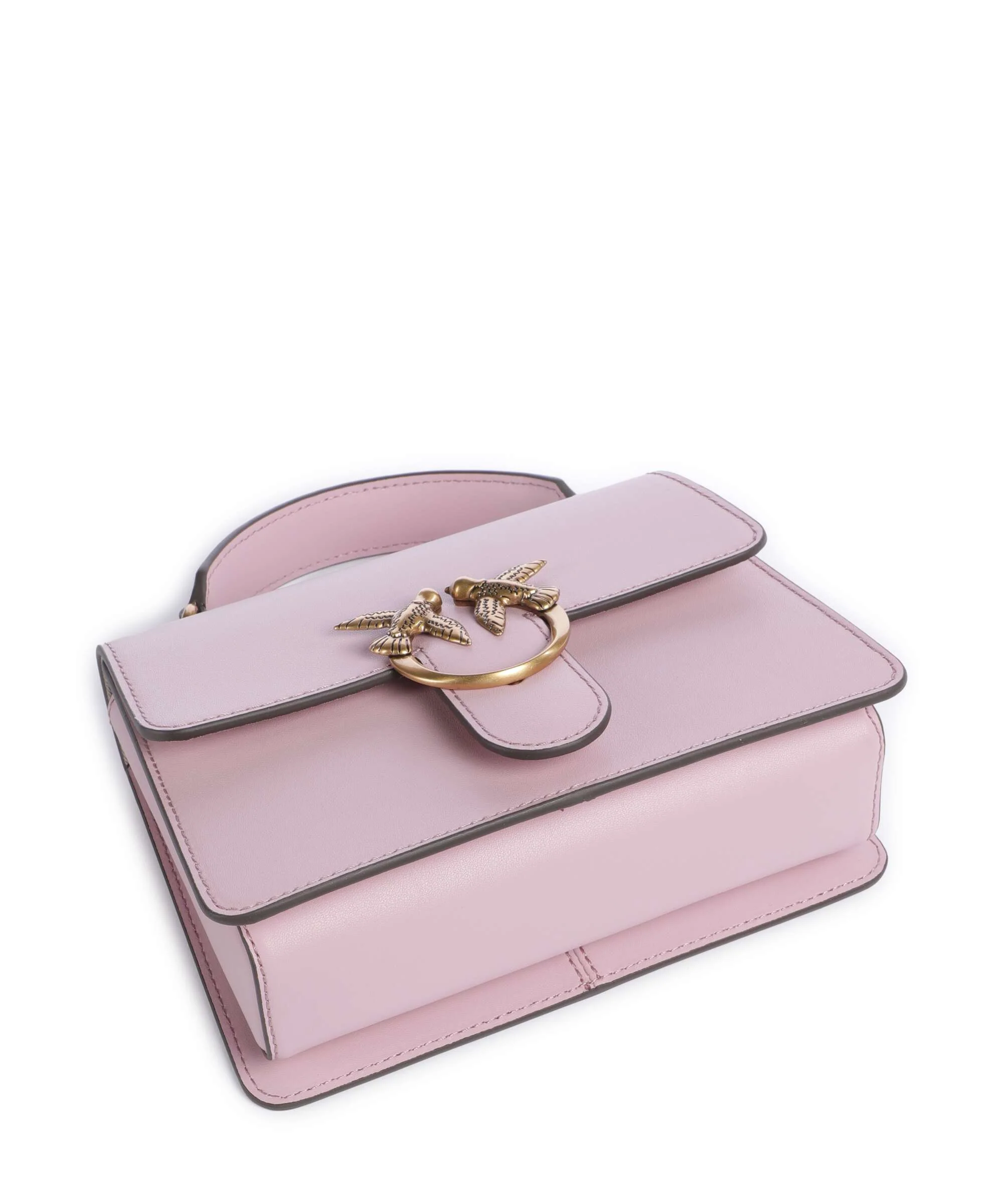 Pinko Love One Mini Handbag rosa chiaro/antique gold - Image 5