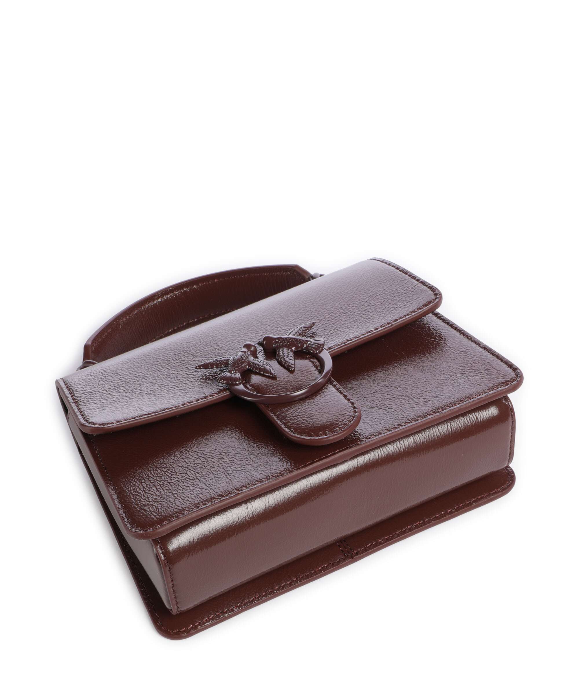 Pinko Love One Mini Handbag burgundy wine - Image 5