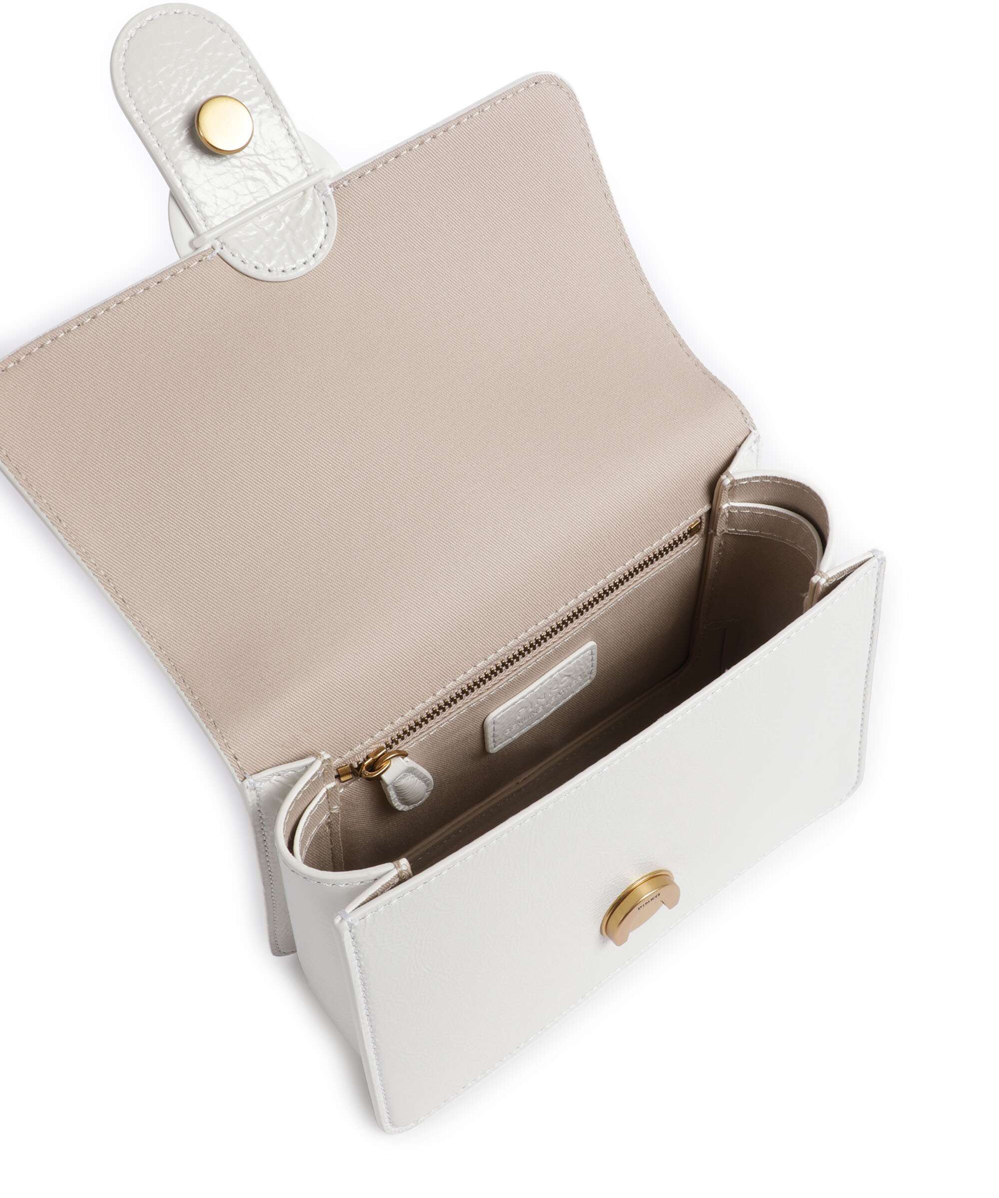 Pinko Love One Mini Handbag bianco nembo/block color - Image 6
