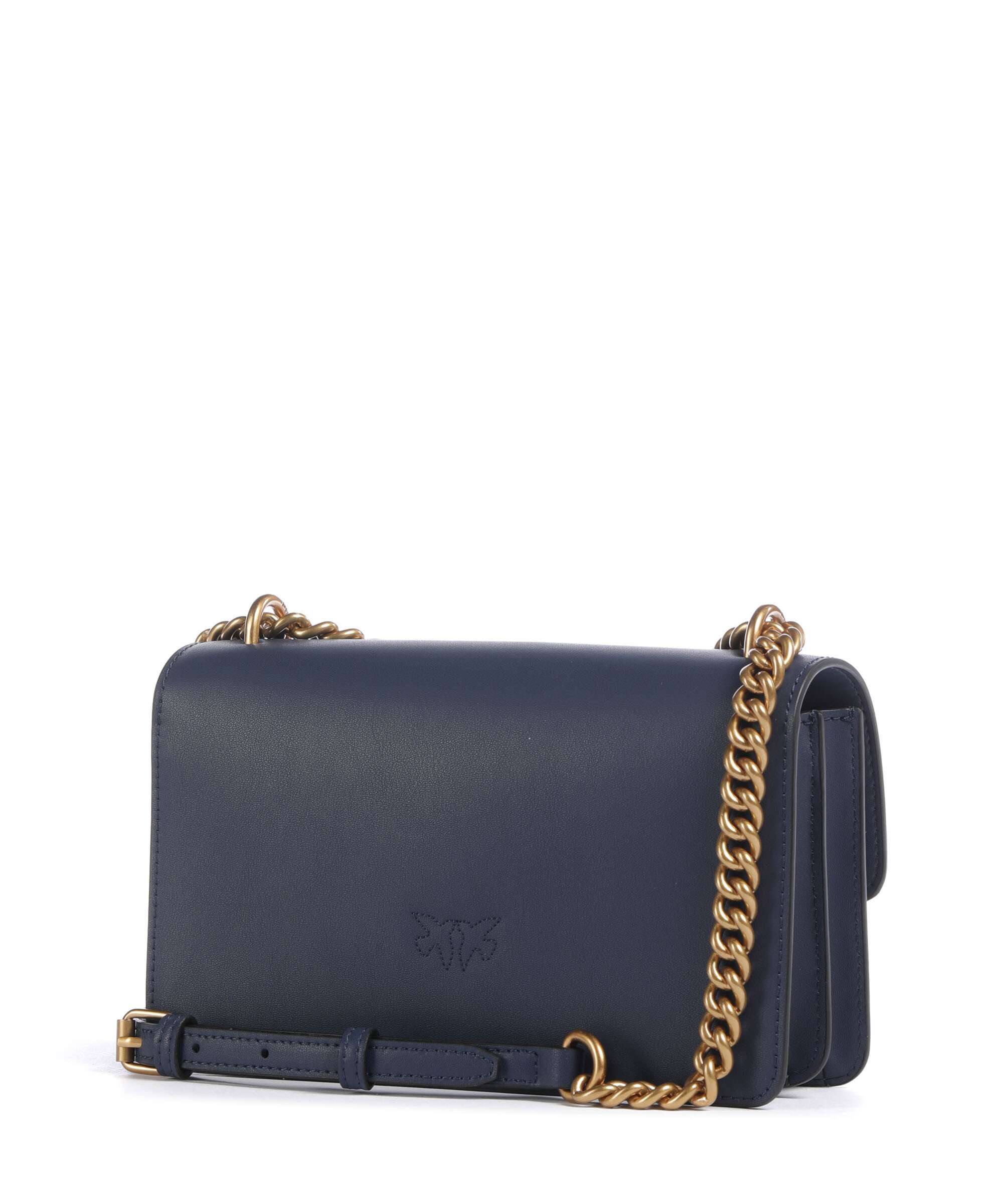 Pinko Love One Mini Shoulder bag blu indaco ombroso/antique gold - Image 2