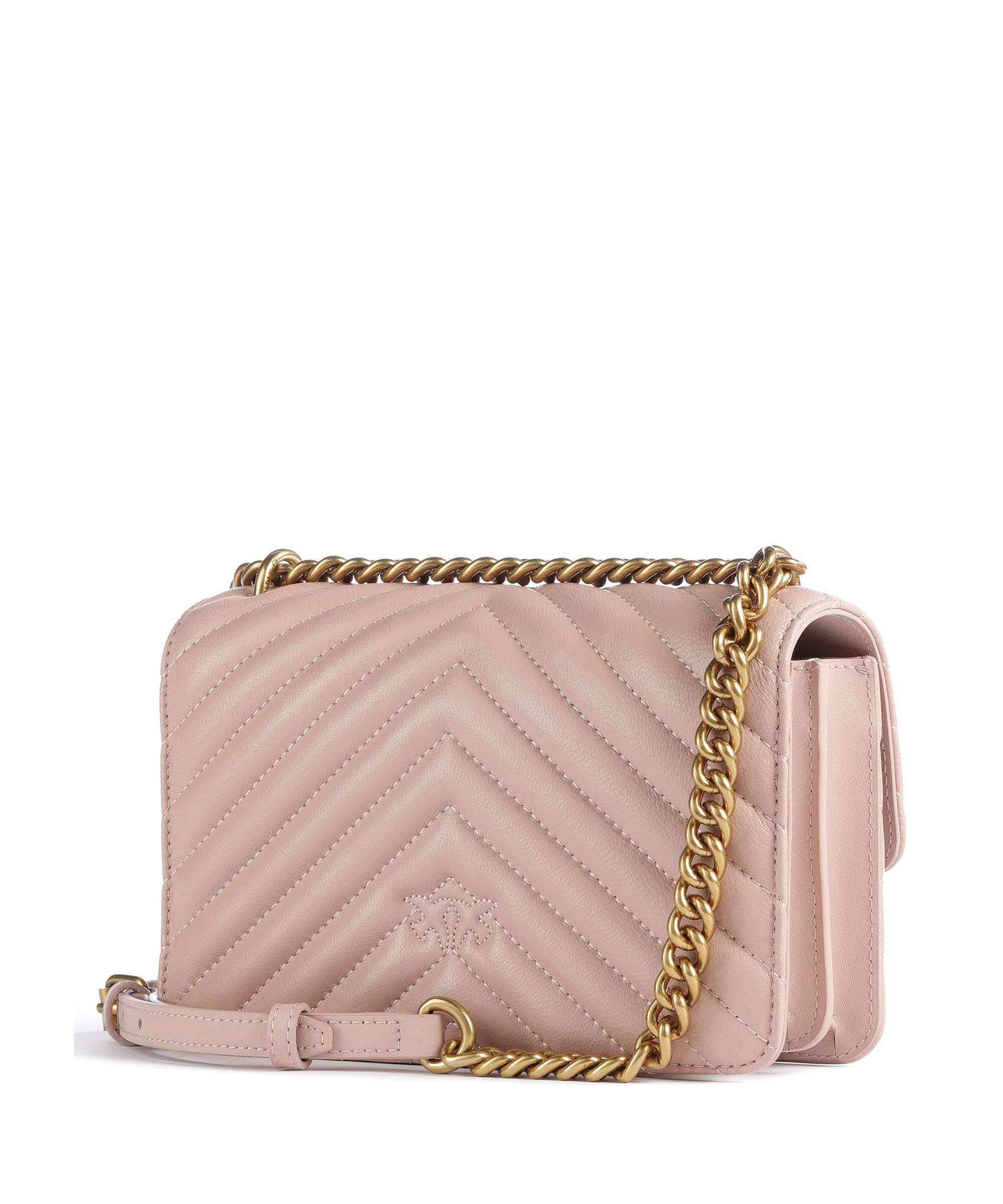 Pinko Love One Mini Shoulder bag cipria/antique gold - Image 2