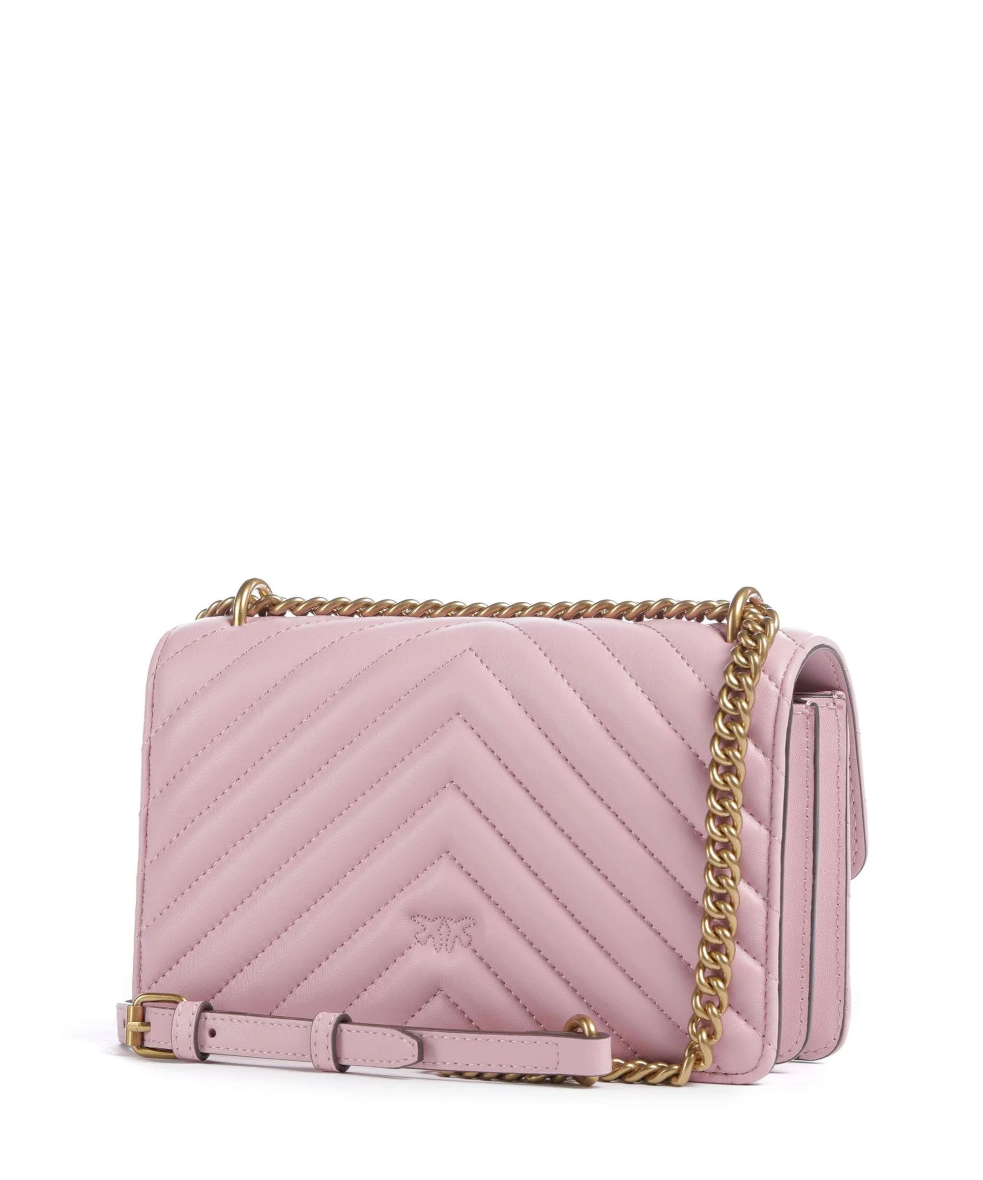 Pinko Love One Mini Shoulder bag rosa chiaro/antique gold - Image 2