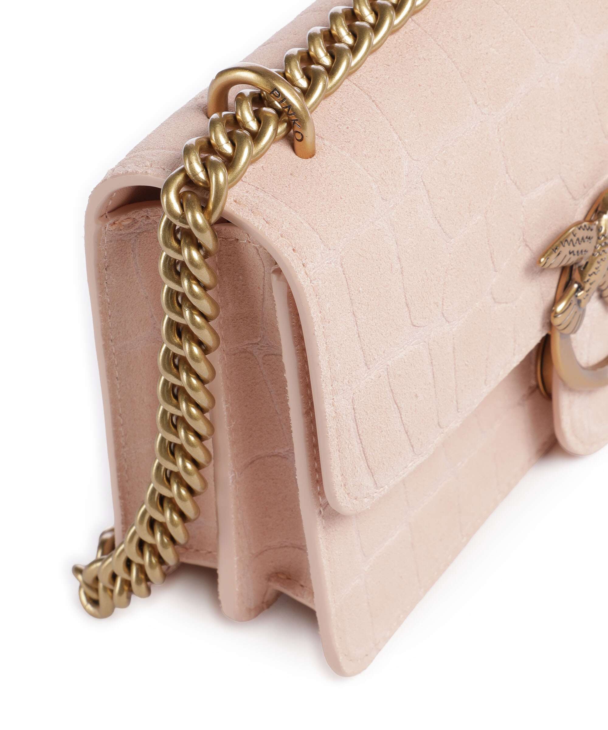 Pinko Love One Mini Shoulder bag light pink/antique gold - Image 5