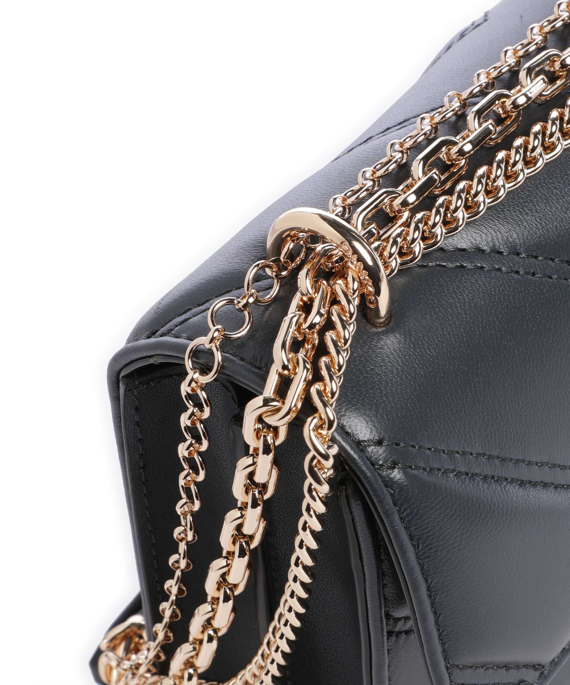 Pinko Love One Mini Shoulder bag grigio asfalto/oro mordore - Image 4