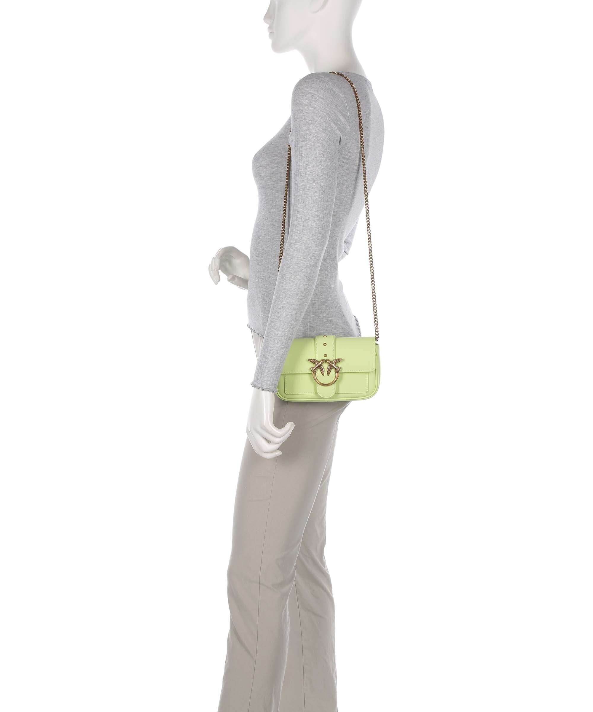 Pinko Love One Pocket Crossbody bag pistacchio/antique gold - Image 3