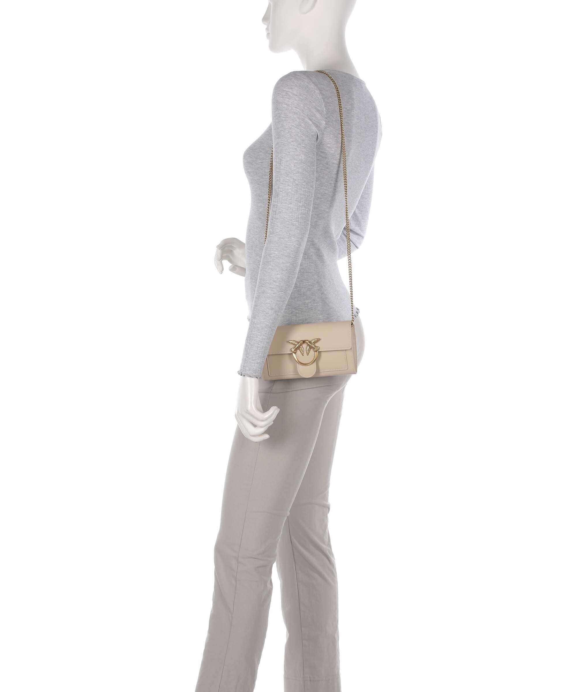 Pinko Love One Wallet beige/grigio fumo/antique gold - Image 3