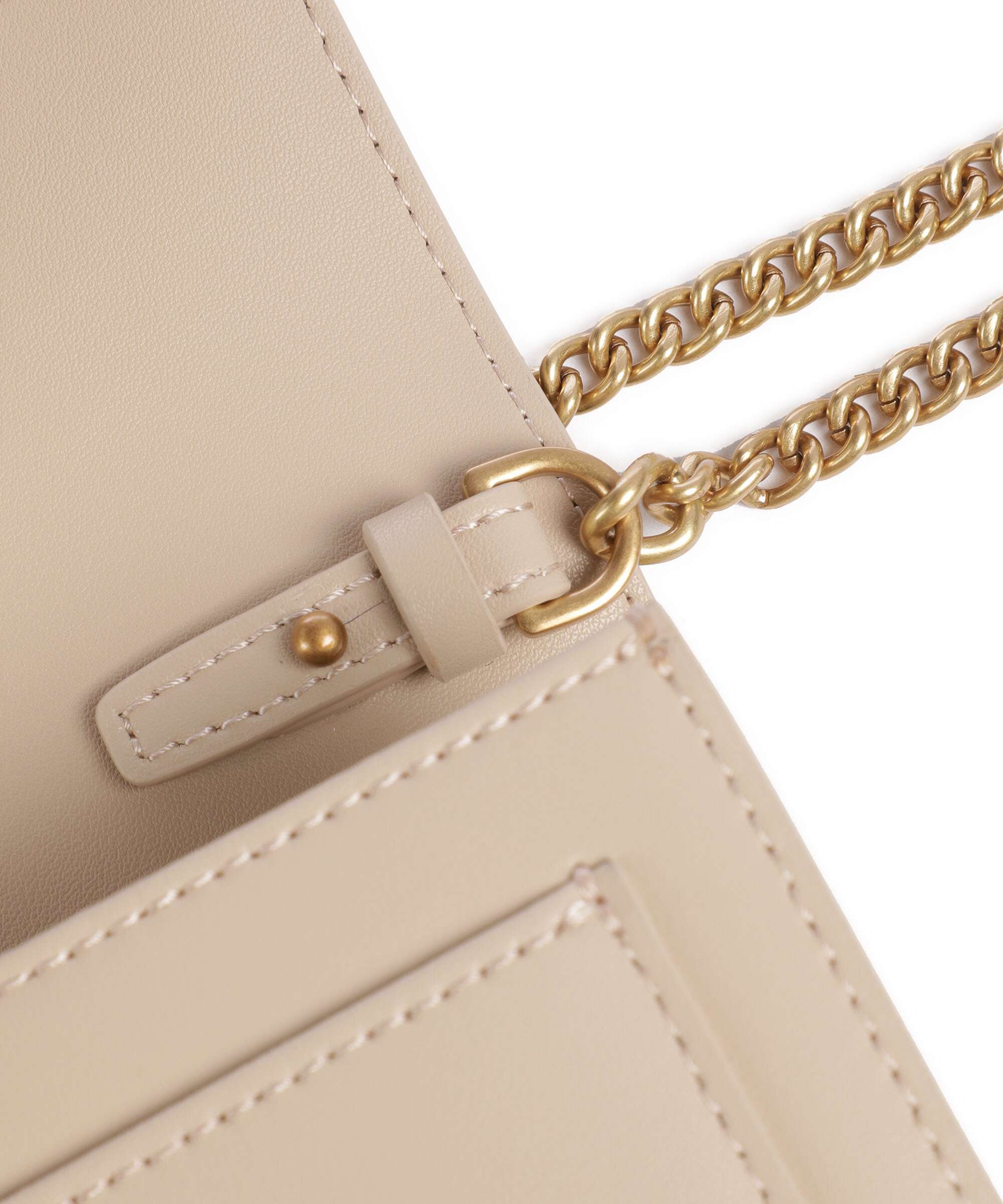 Pinko Love One Wallet beige/grigio fumo/antique gold - Image 4
