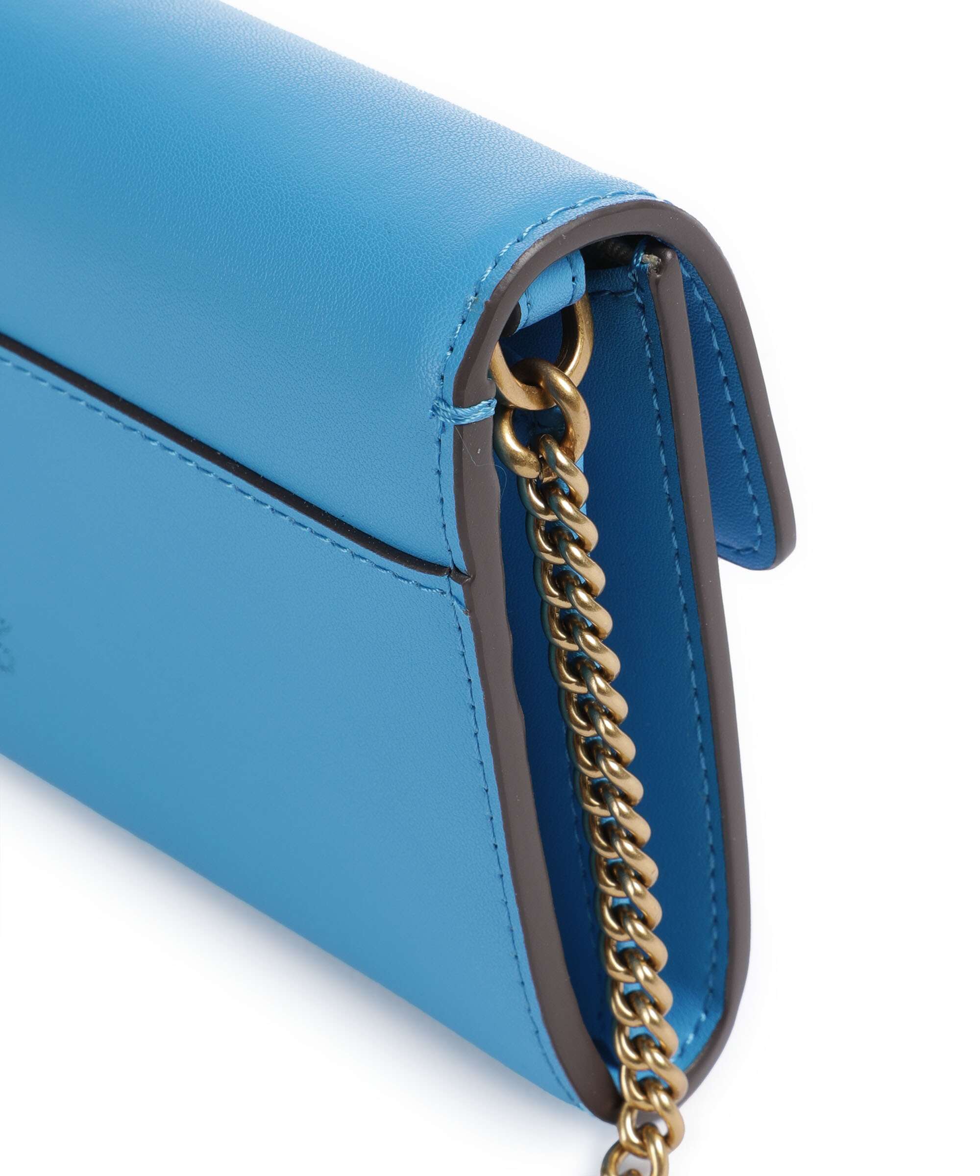 Pinko Love One Wallet azzurro dresda/antique gold - Image 4
