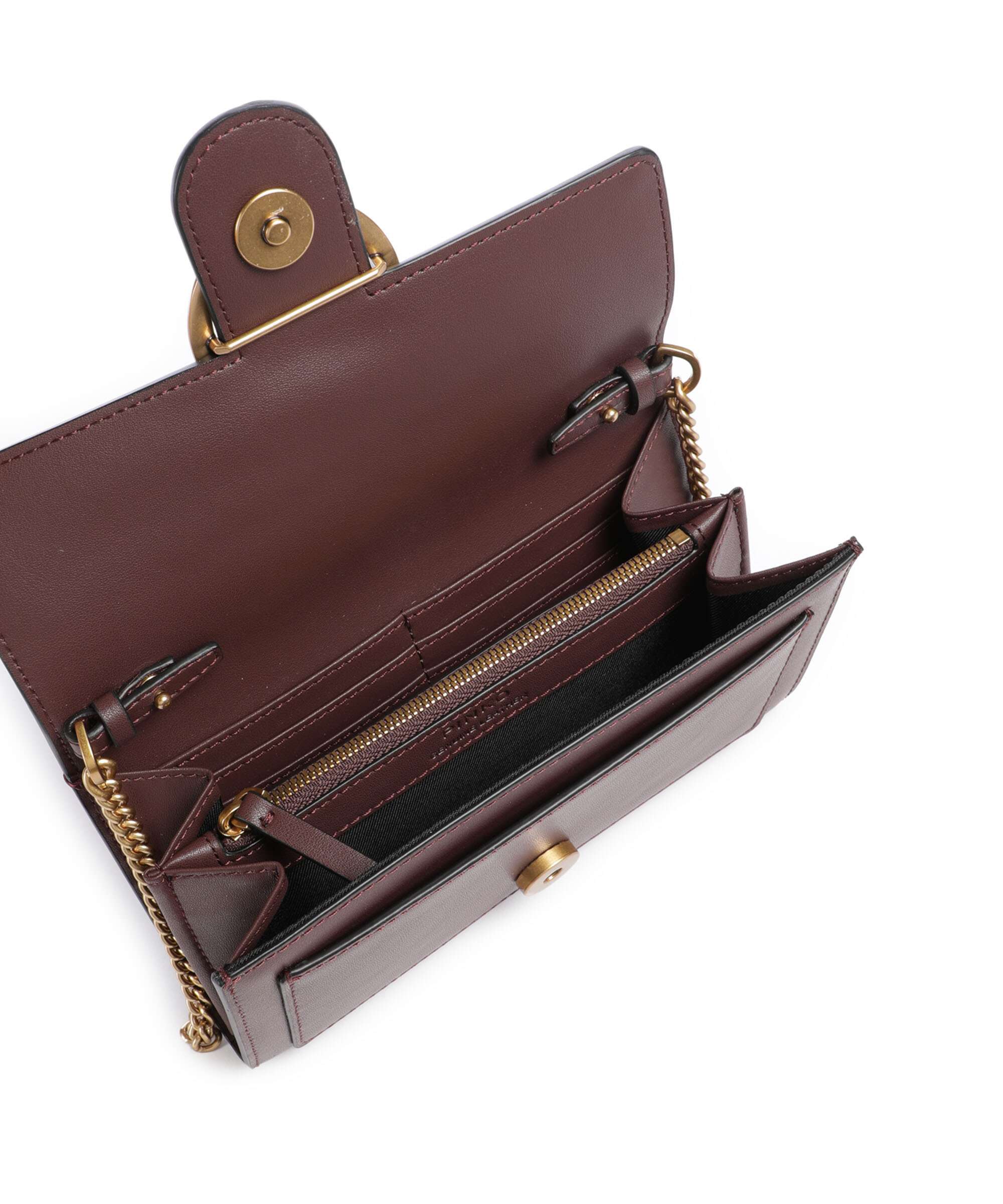 Pinko Love One Wallet cioccolato amaro/antique gold - Image 6