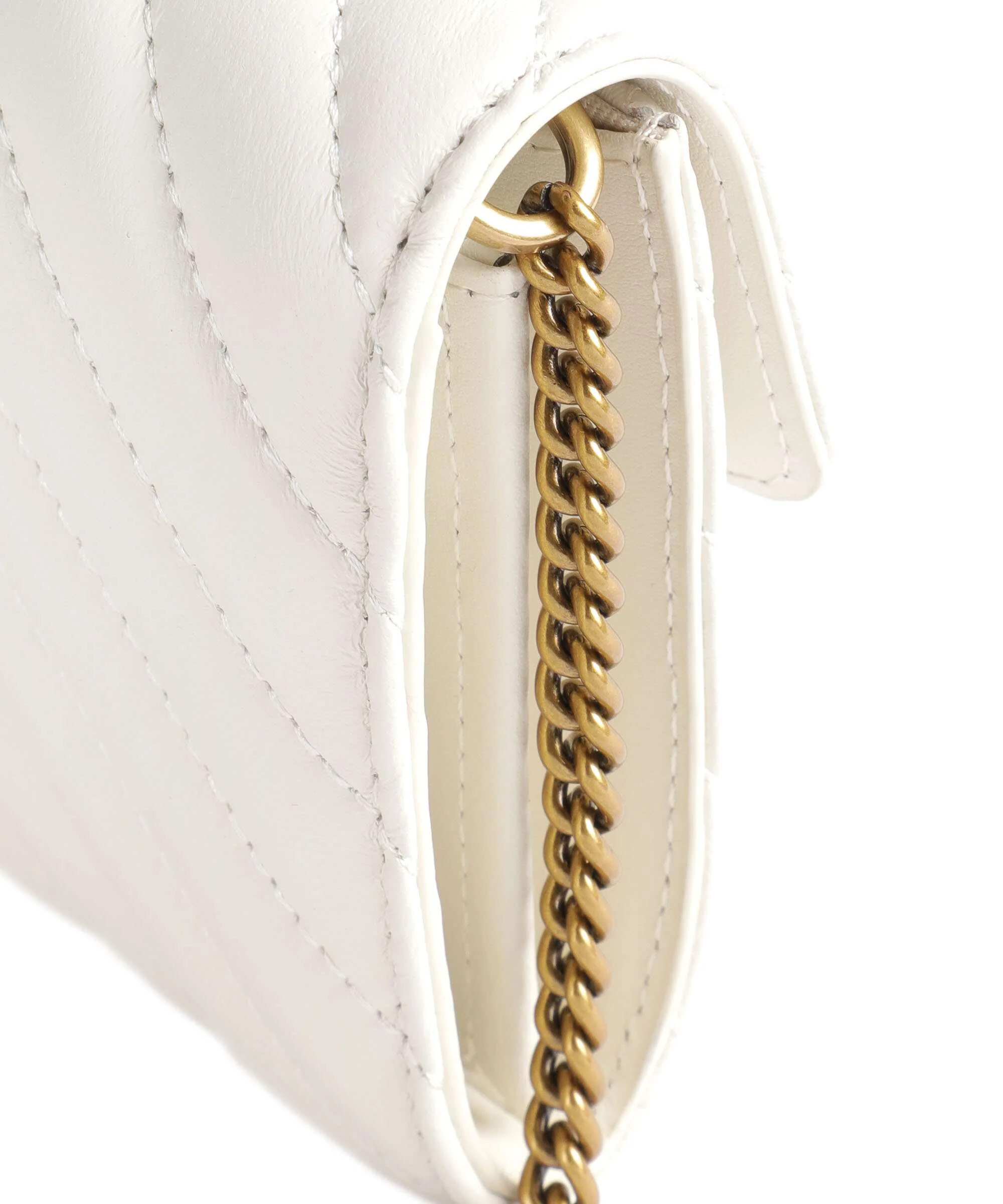 Pinko Love One Wallet bianco seta/antique gold - Image 5