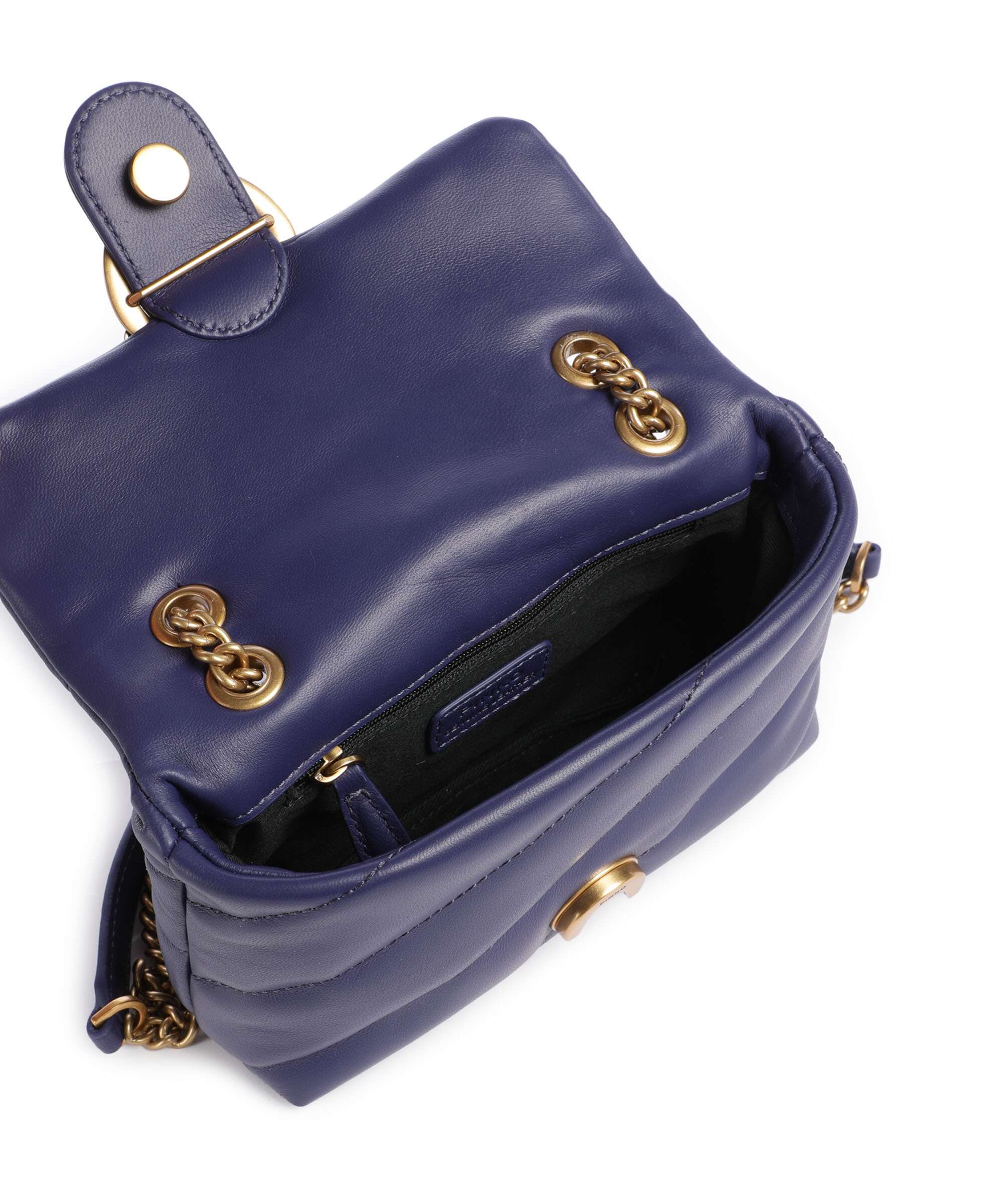 Pinko Love Puff Baby Shoulder bag viola/antique gold - Image 7