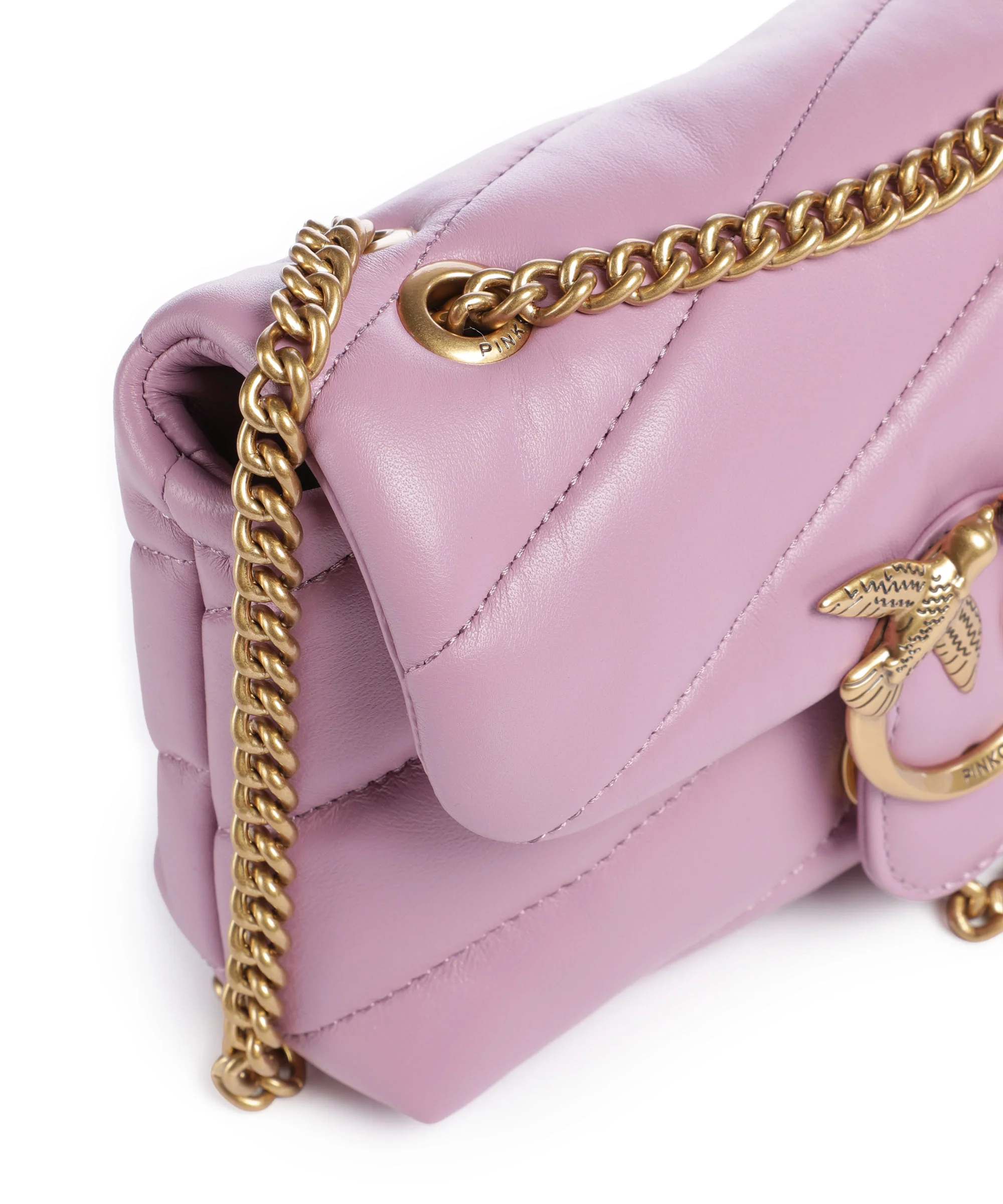 Pinko Love Puff Baby Shoulder bag lilla/antique gold - Image 5