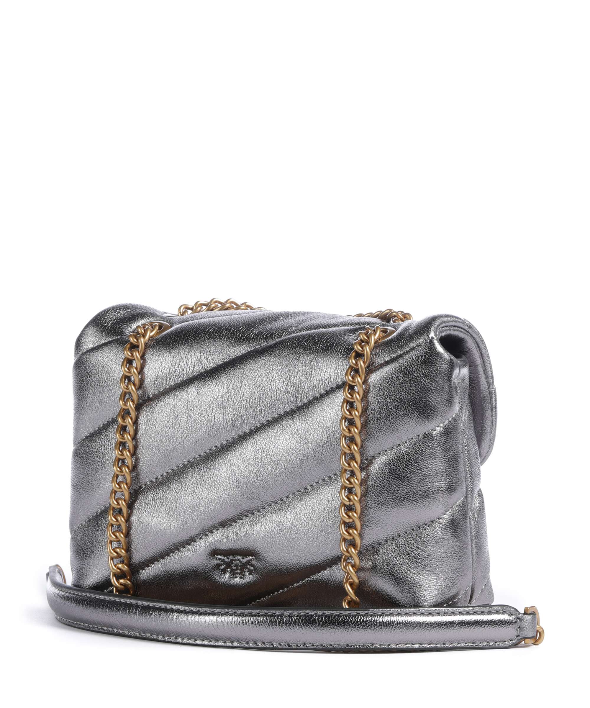 Pinko Love Puff Baby Shoulder bag antracite/antique gold - Image 2