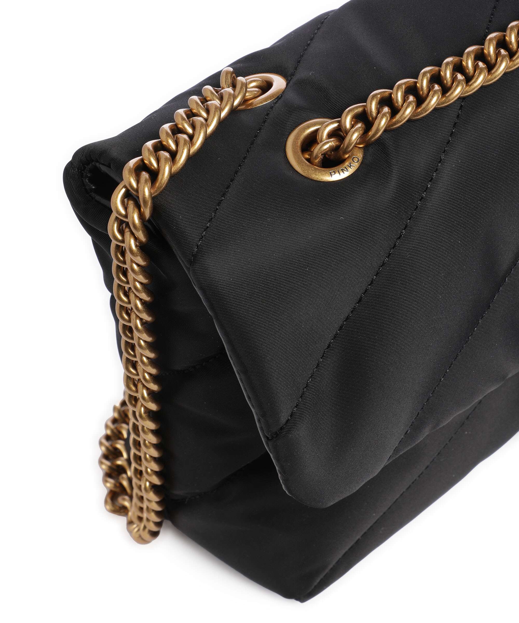 Pinko Love Puff Classic Shoulder bag nero/antique gold - Image 5