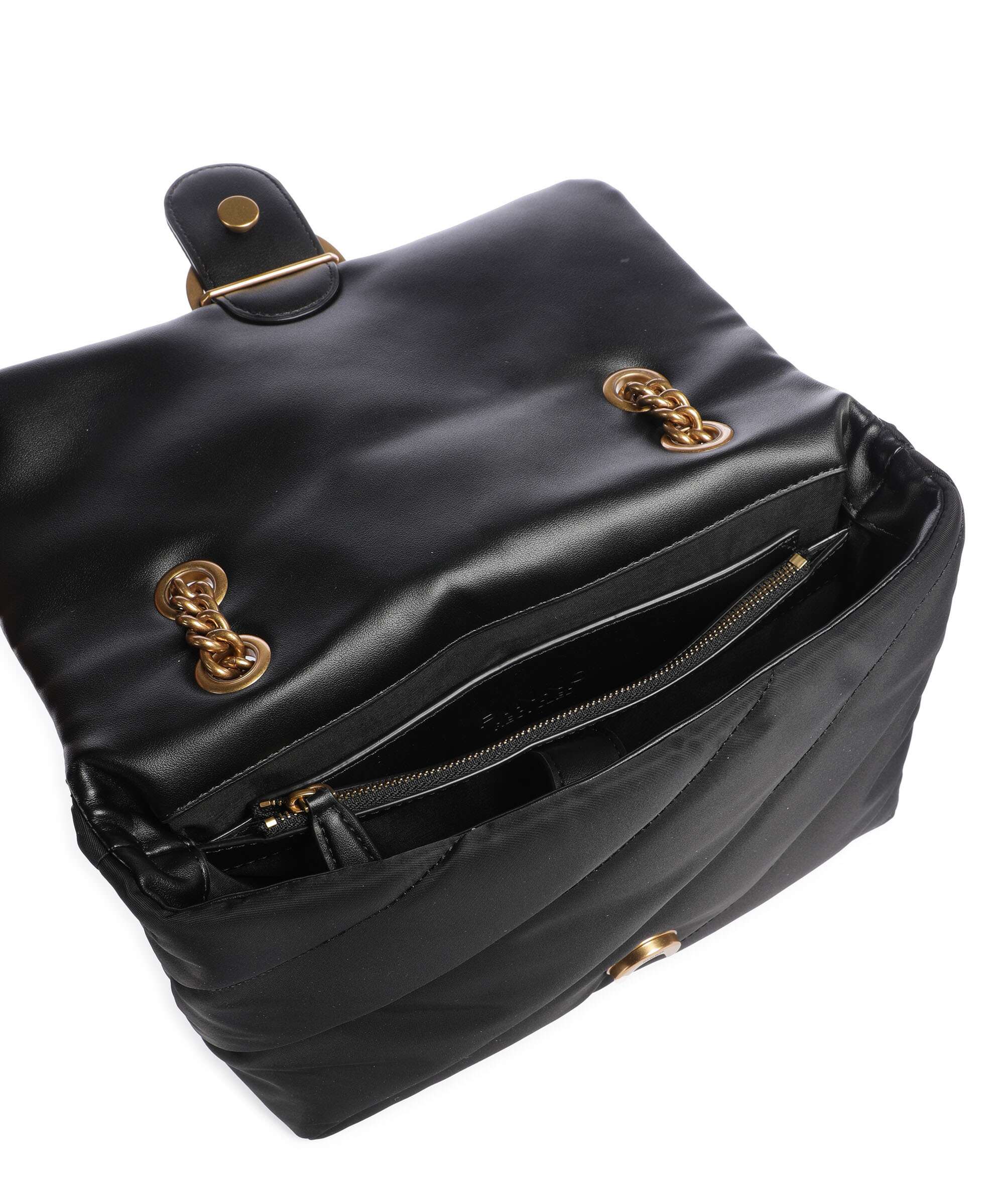 Pinko Love Puff Classic Shoulder bag nero/antique gold - Image 7