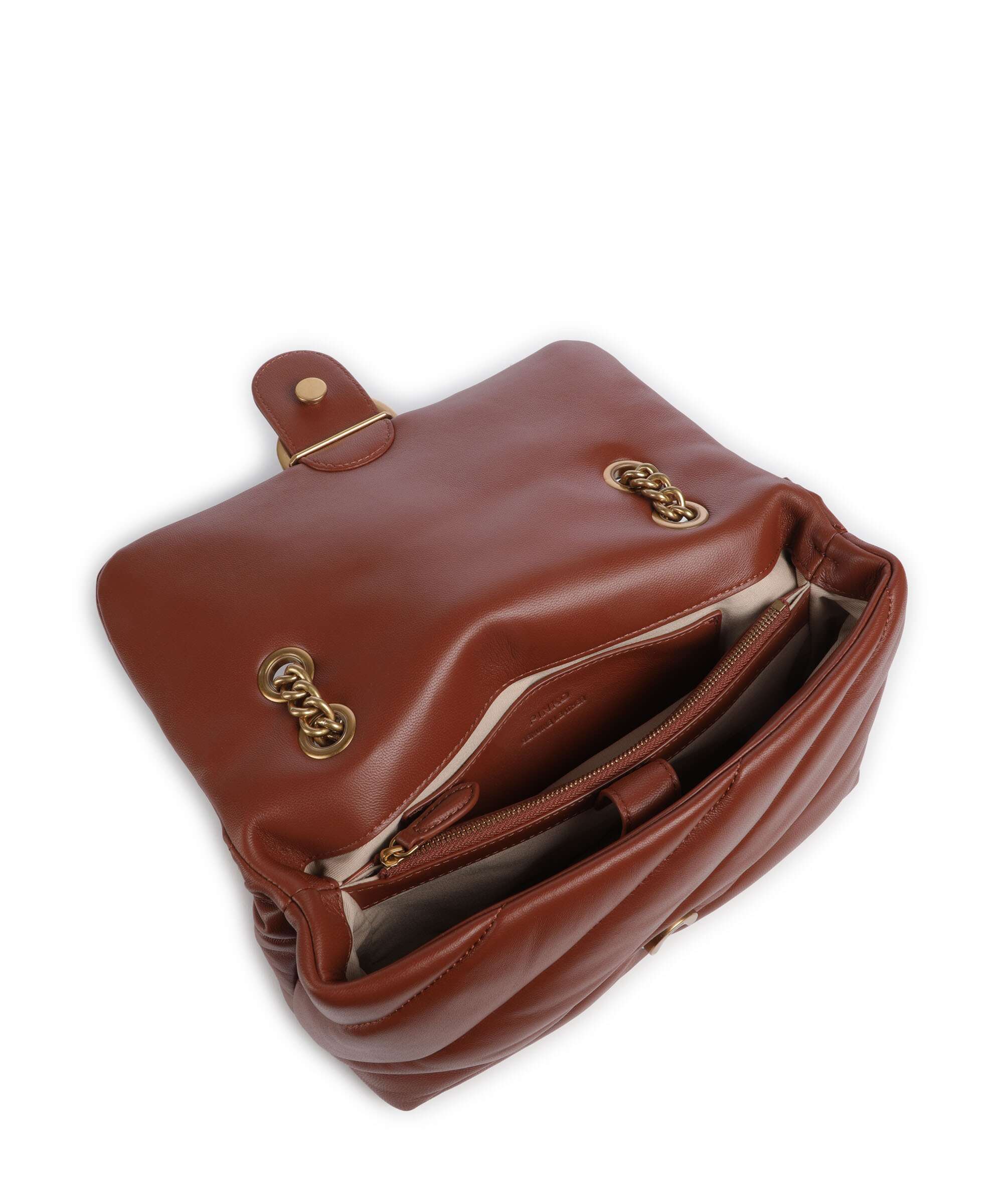 Pinko Love Puff Classic Shoulder bag arabo/antique gold - Image 5