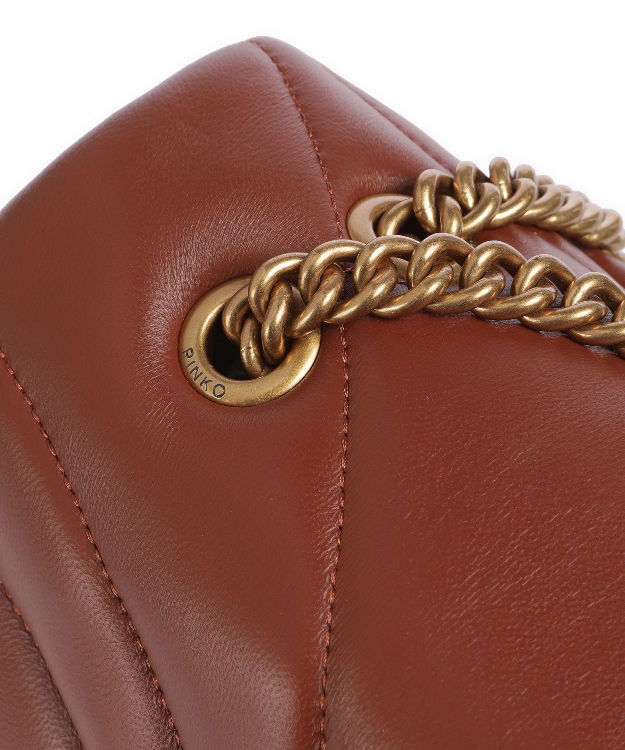 Pinko Love Puff Classic Shoulder bag arabo/antique gold - Image 5