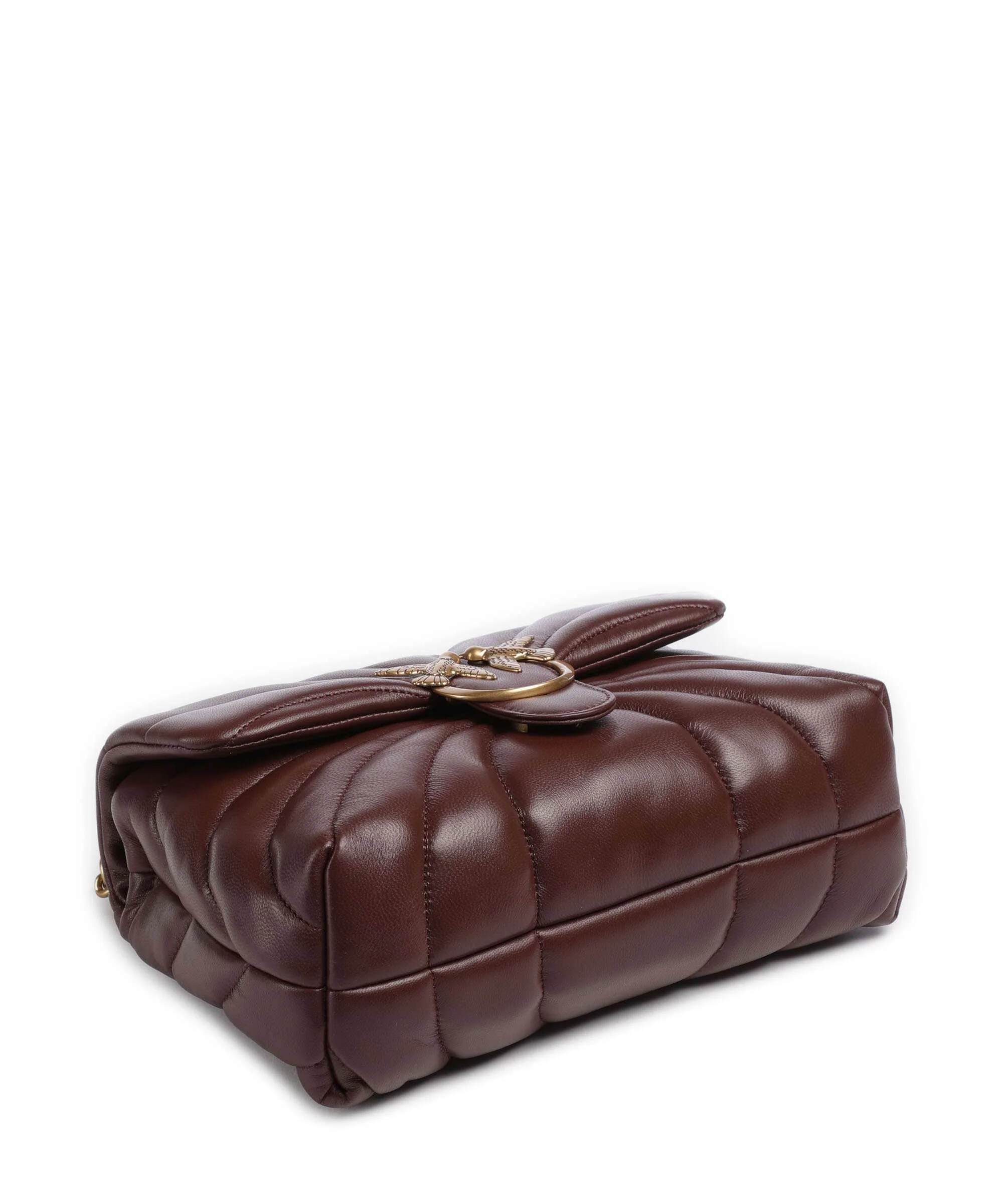 Pinko Love Puff Classic Shoulder bag burgundy wine/antique gold - Image 6