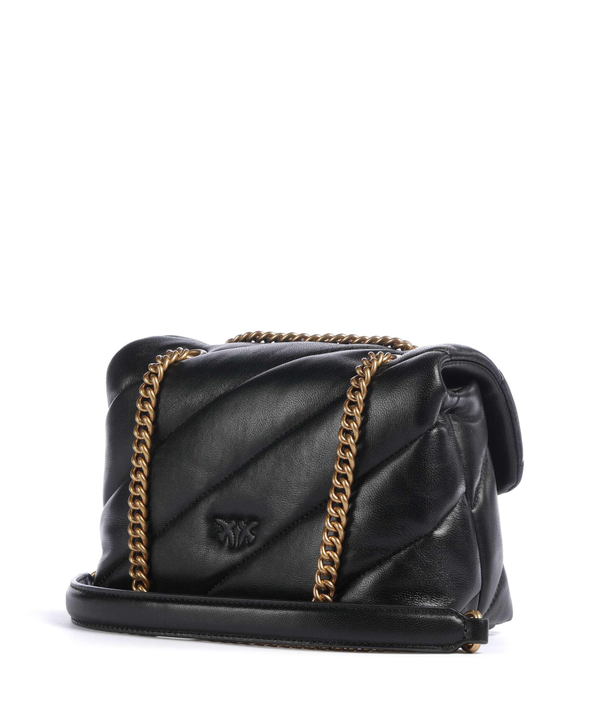 Pinko Love Puff Mini Shoulder bag nero/antique gold - Image 2