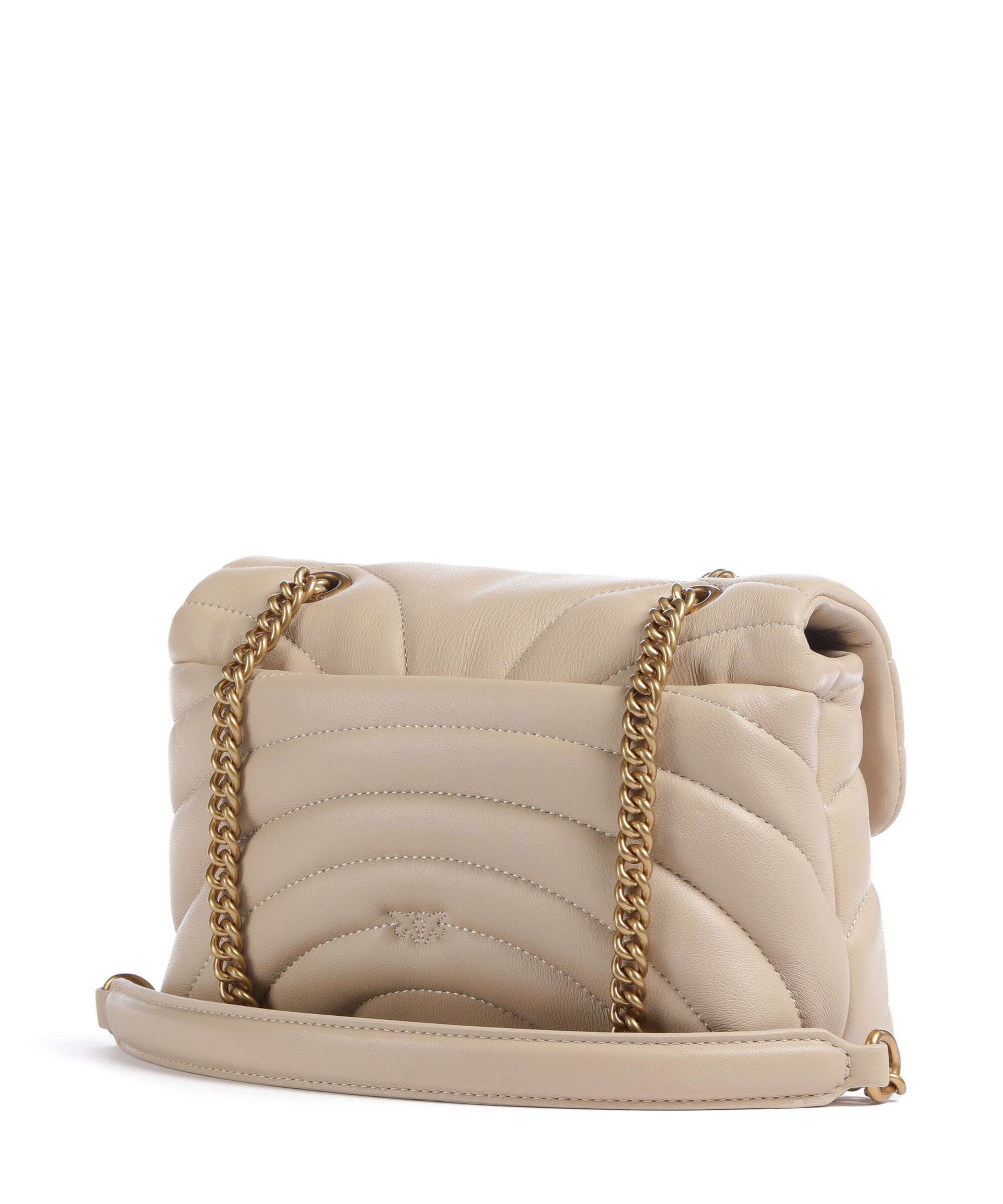 Pinko Love Puff Mini Shoulder bag beige/grigio fumo/antique gold - Image 2