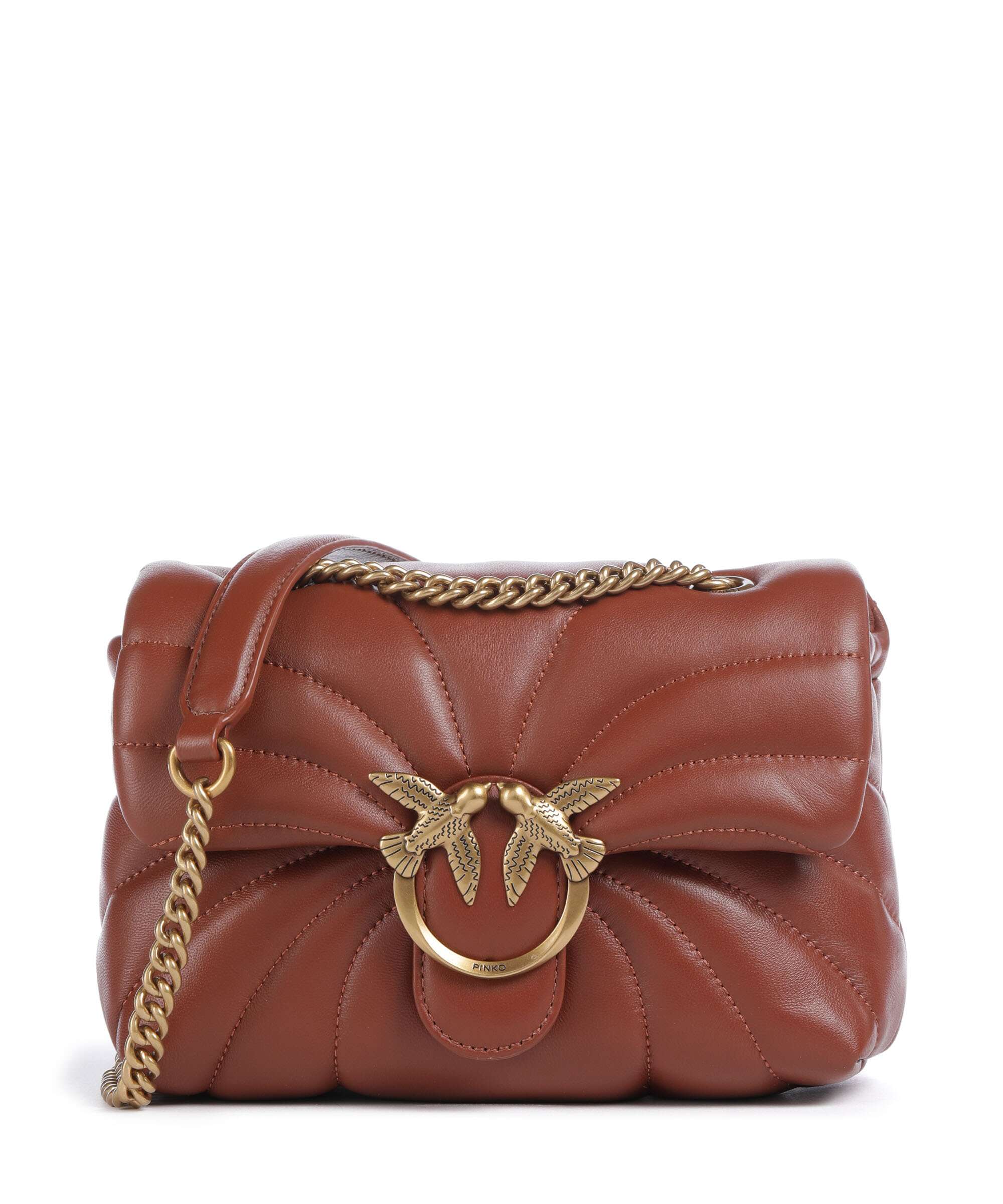 Pinko Love Puff Mini Shoulder bag arabo/antique gold