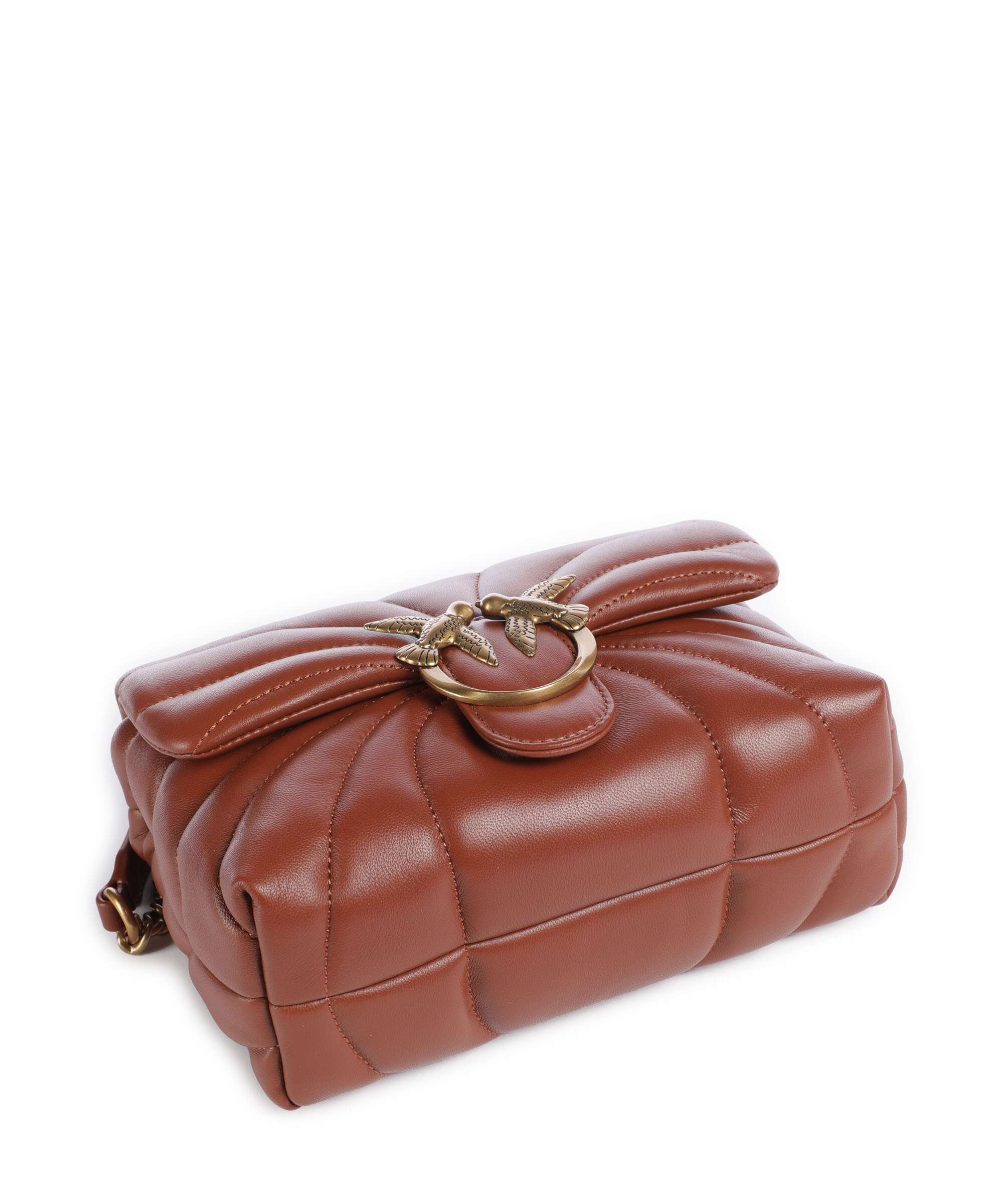 Pinko Love Puff Mini Shoulder bag arabo/antique gold - Image 6
