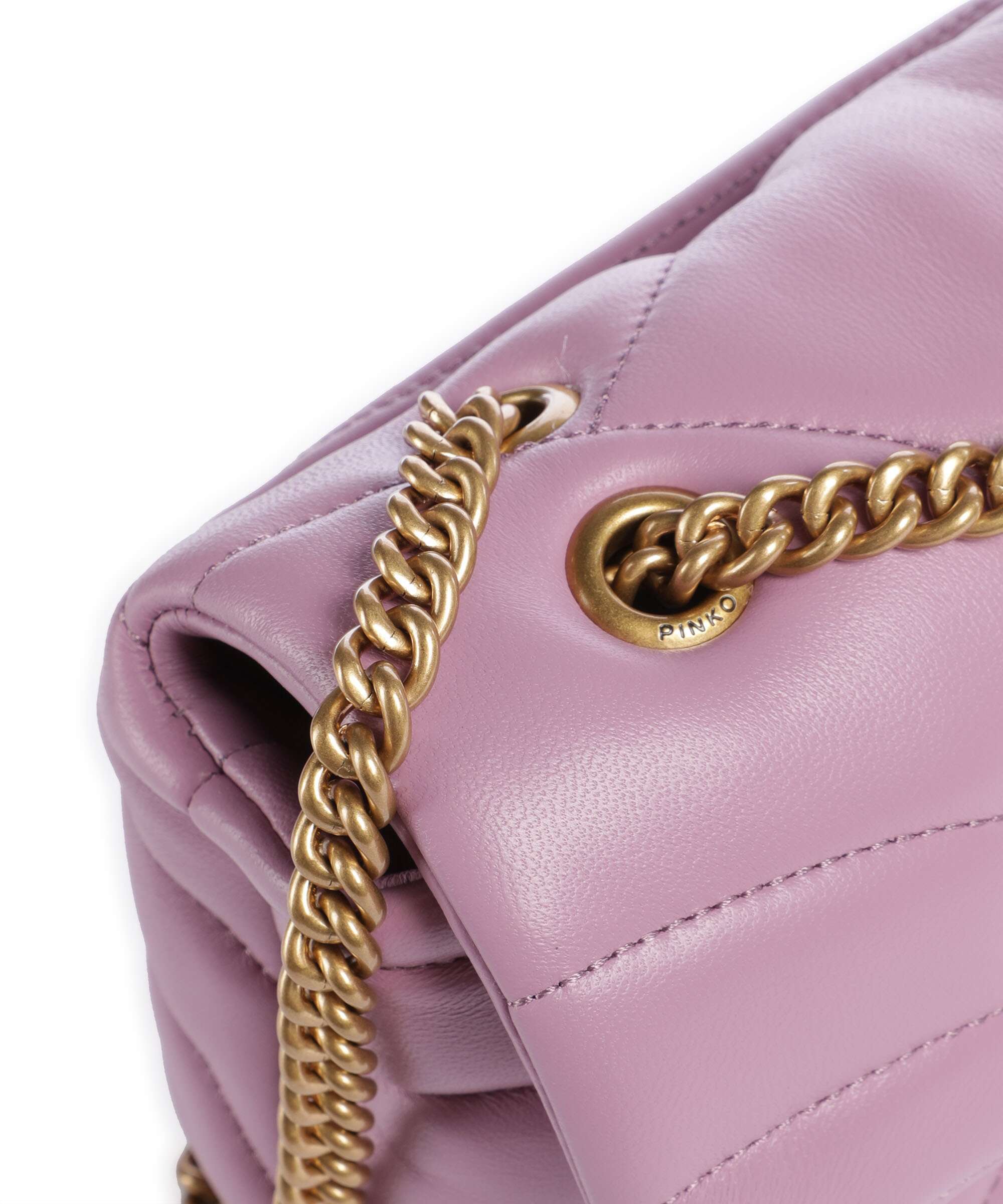 Pinko Love Puff Mini Shoulder bag lilla/antique gold - Image 5