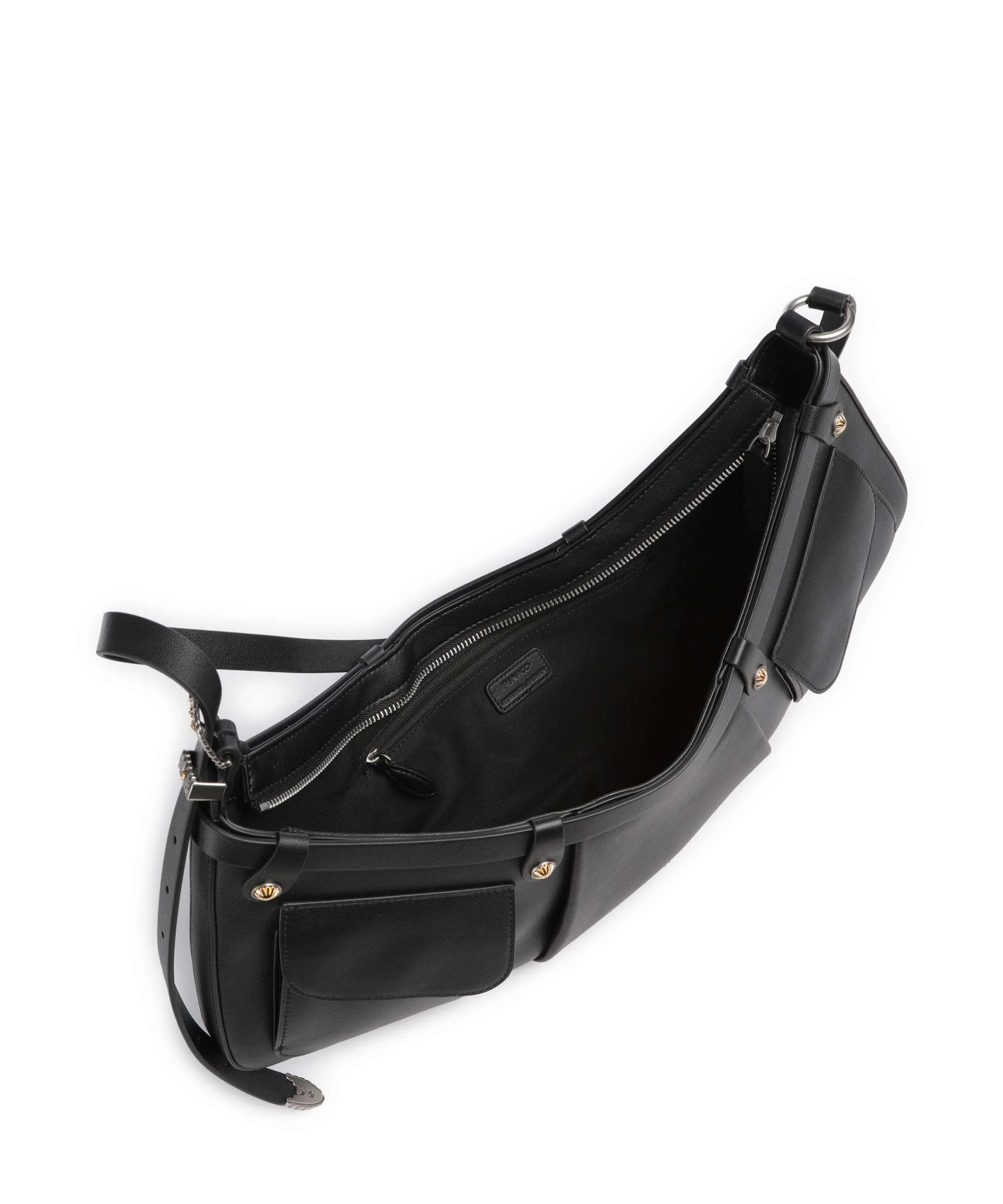 Pinko Pocket Shoulder bag nero/old silver - Image 5