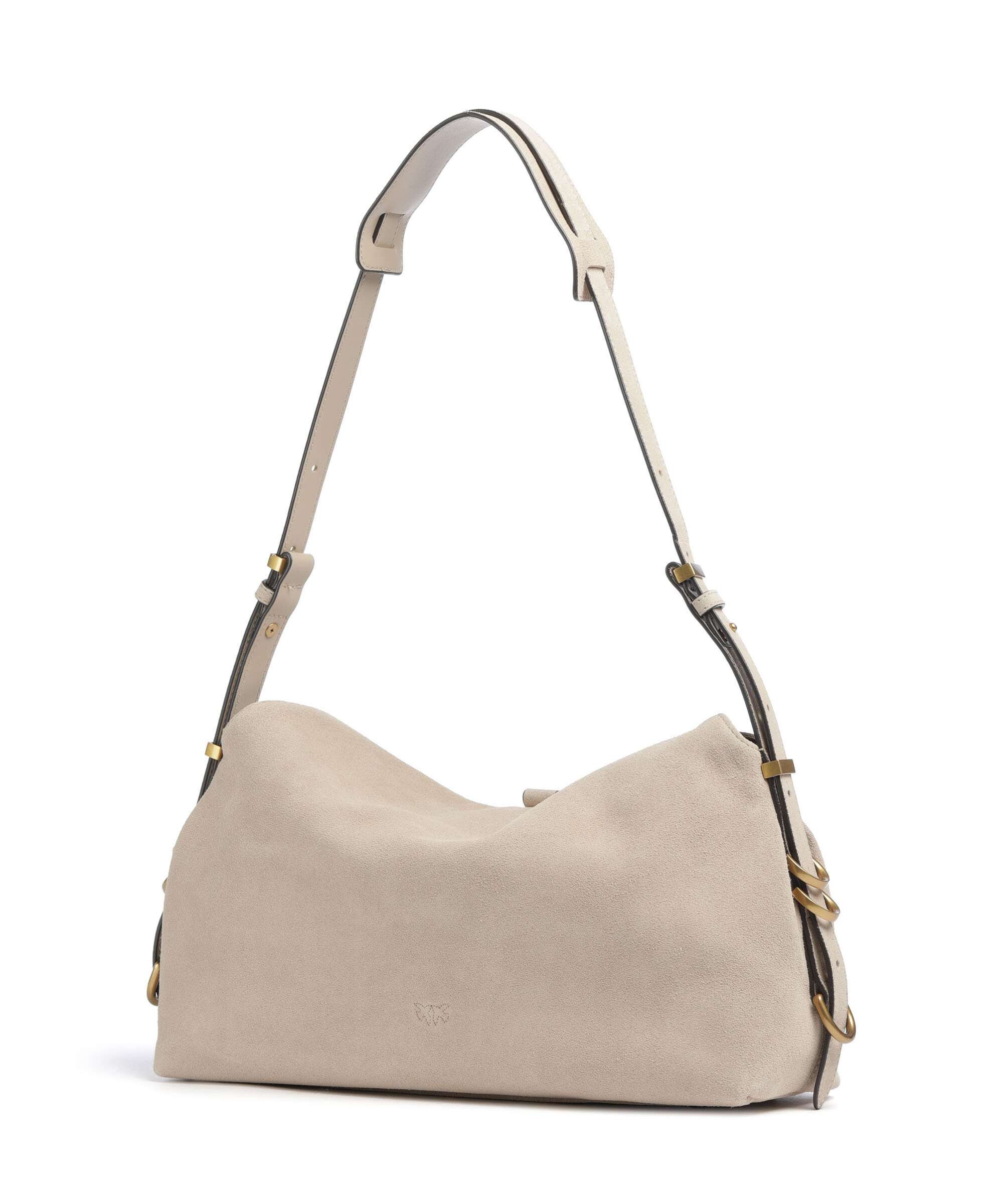 Pinko Saddle Classic Hobo bag beige/grigio fumo/antique gold - Image 2