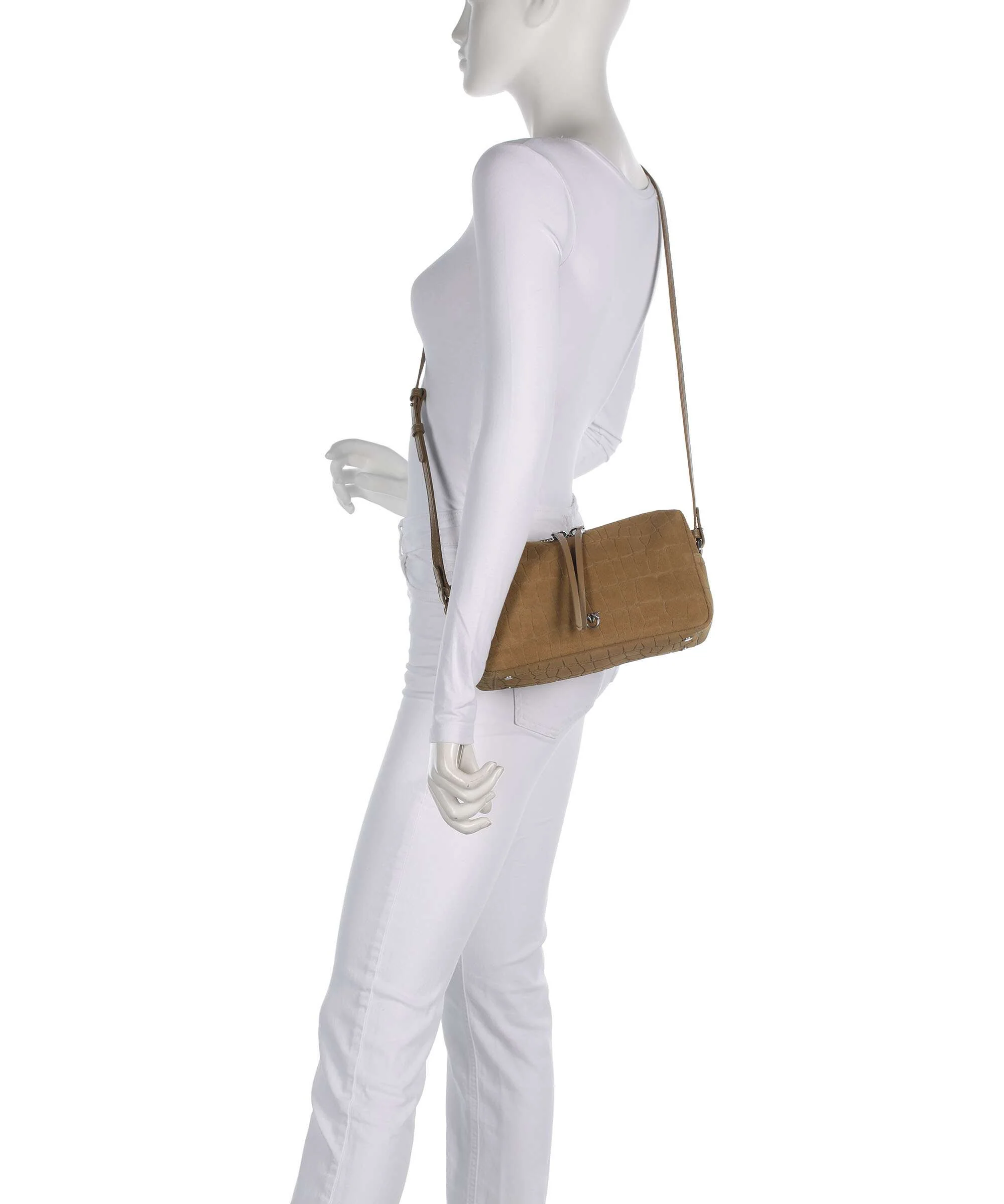 Pinko Shoulder bag verde canguro/old silver - Image 4