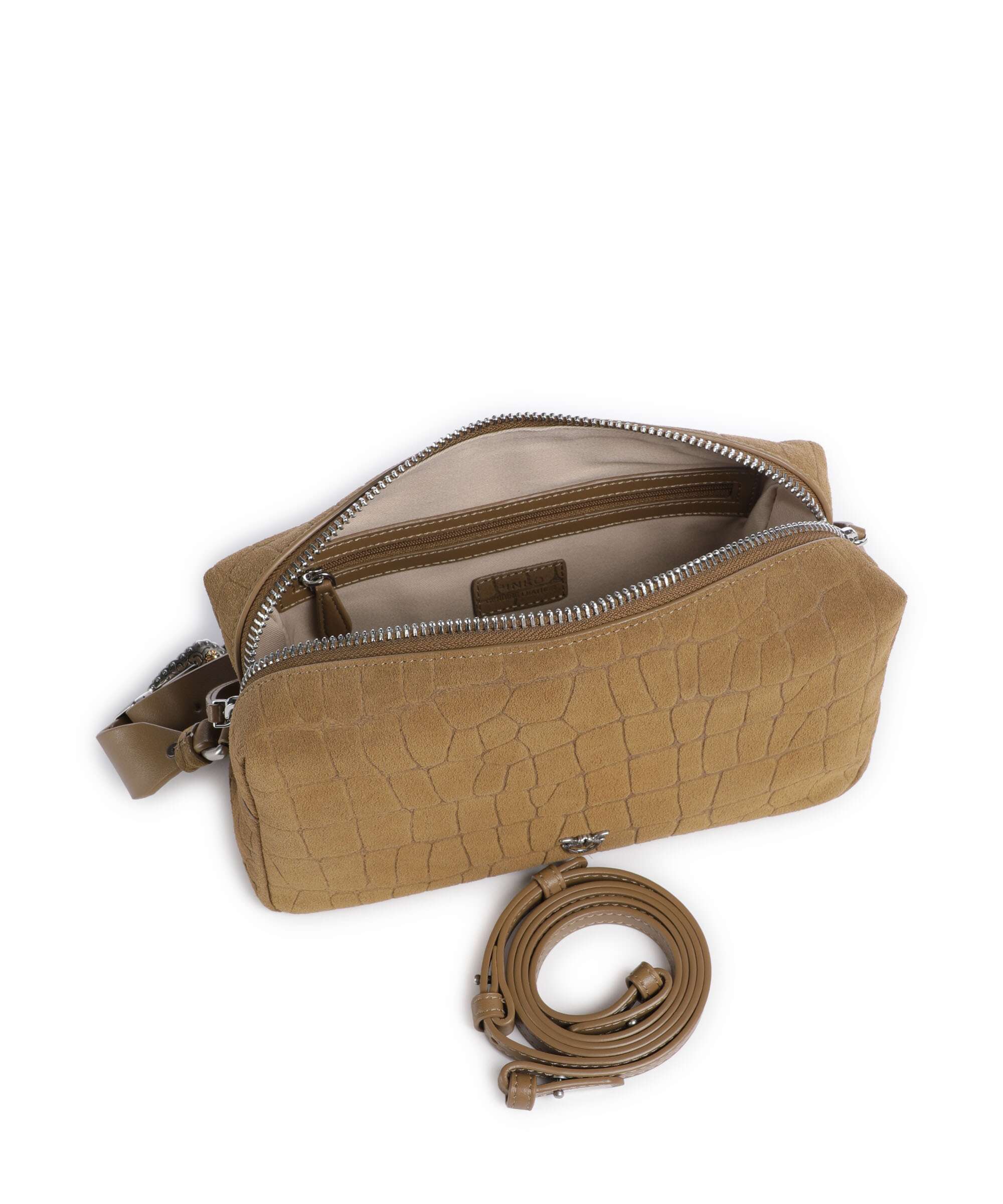Pinko Shoulder bag verde canguro/old silver - Image 7