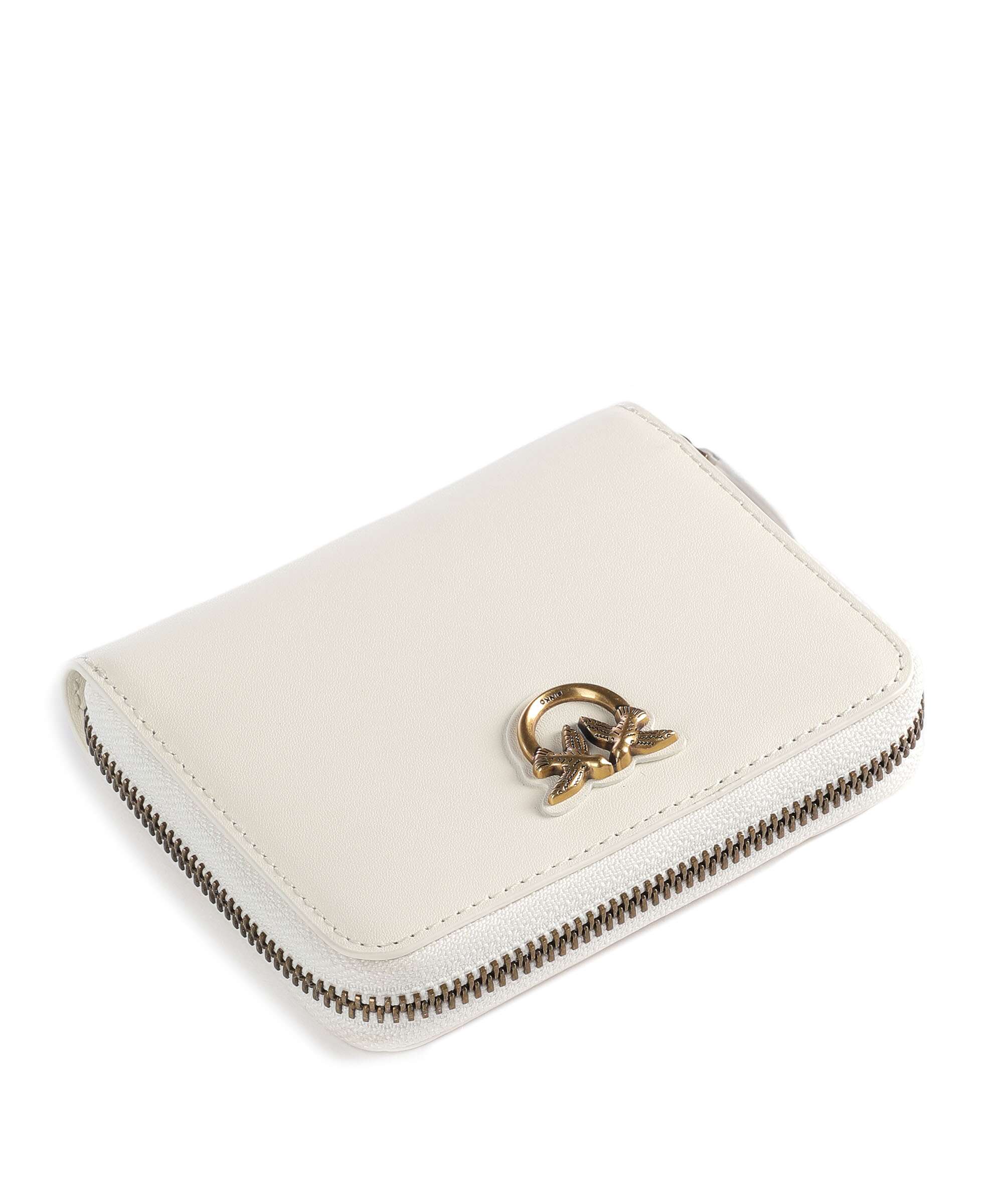 Pinko Taylor Wallet bianco seta/antique gold - Image 4