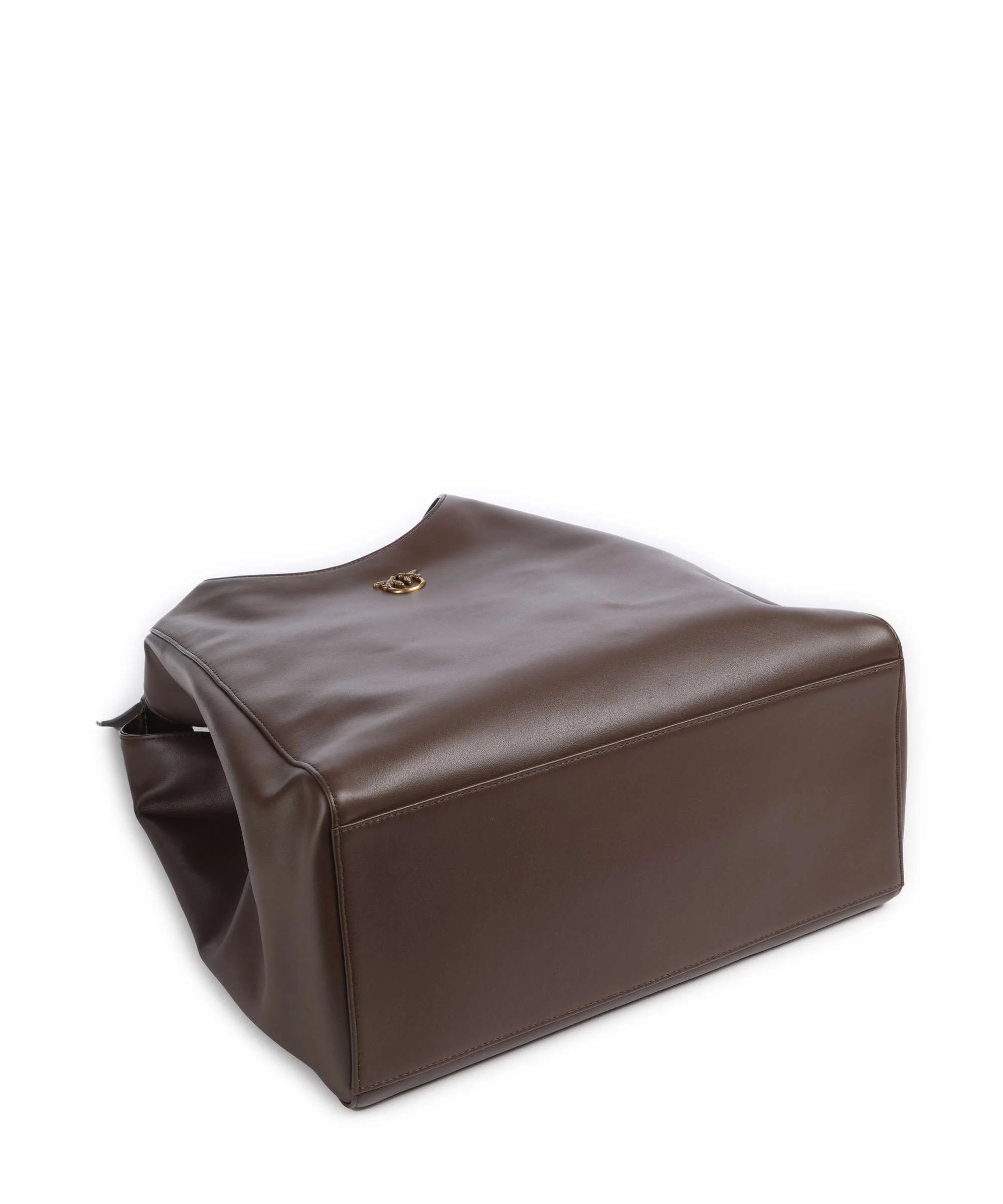 Pinko Tote bag marrone castano/antique gold - Image 6