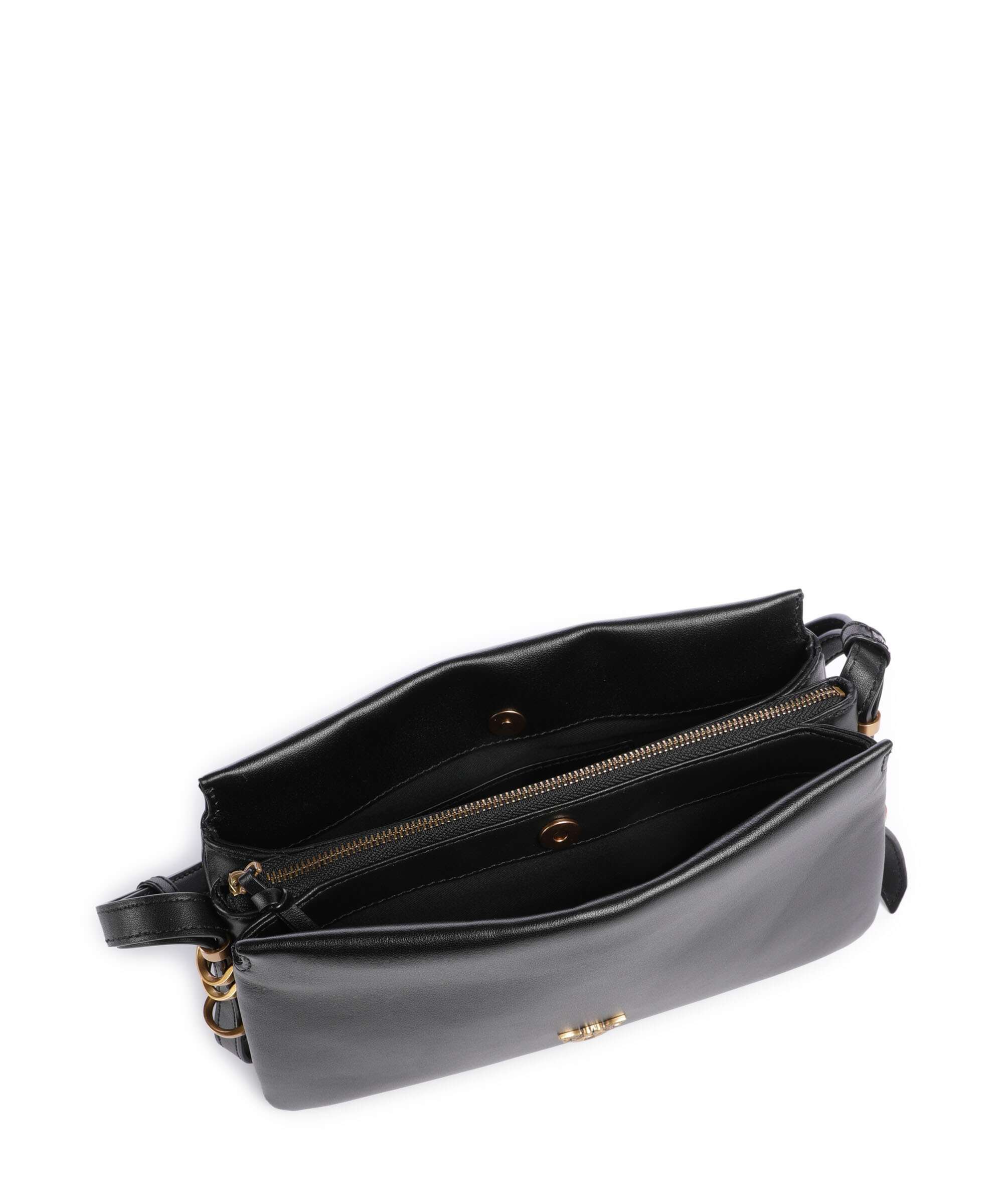 Pinko Triplet Mini Crossbody bag nero/antique gold - Image 6