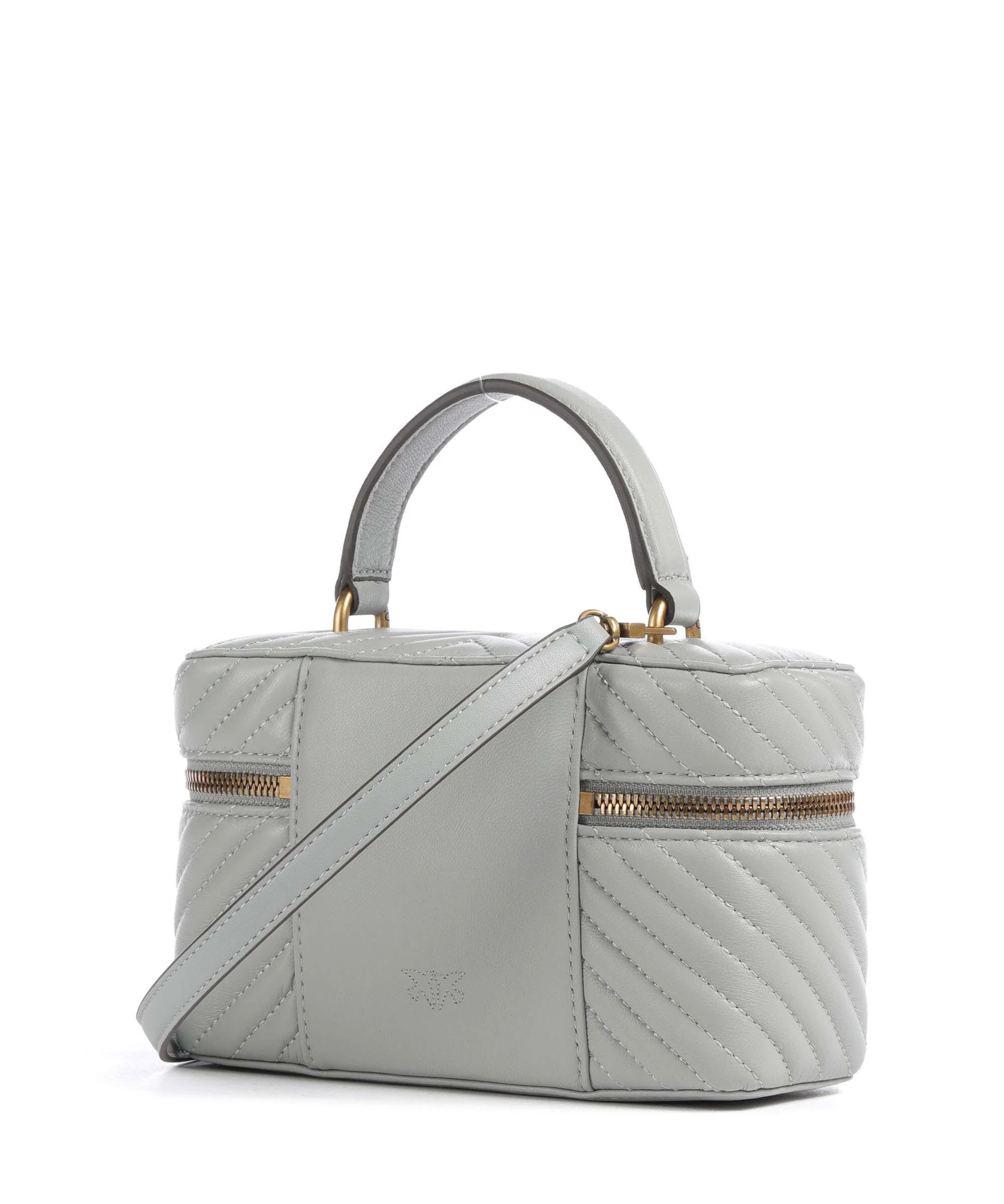 Pinko Vanity Mini Handbag grigio perla/antique gold - Image 2