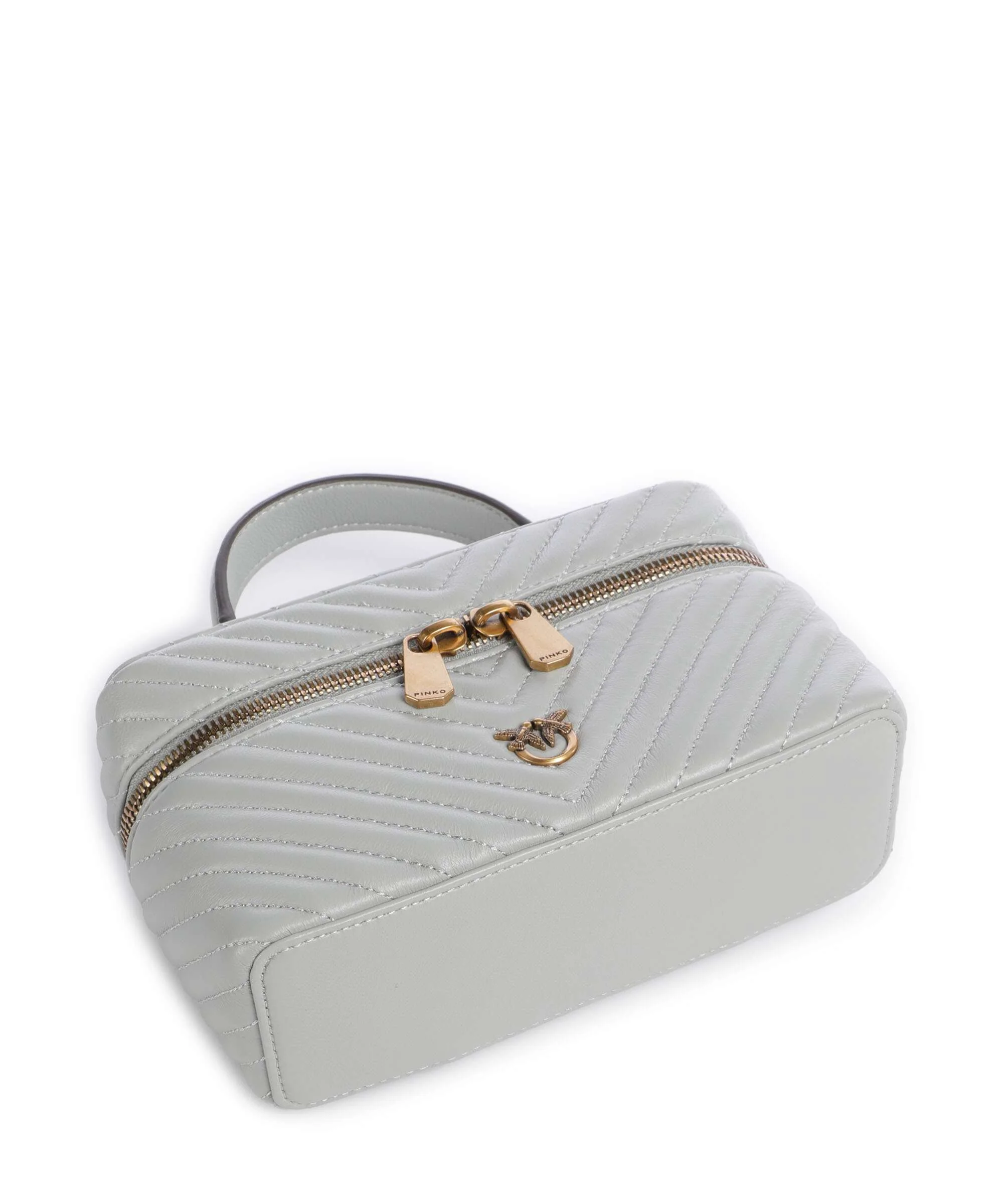 Pinko Vanity Mini Handbag grigio perla/antique gold - Image 5