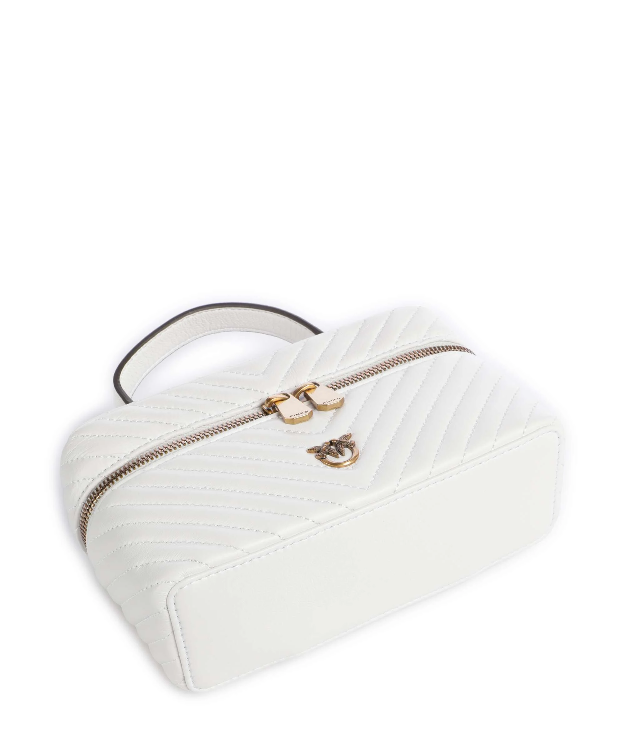 Pinko Vanity Mini Handbag bianco nembo/antique gold - Image 5