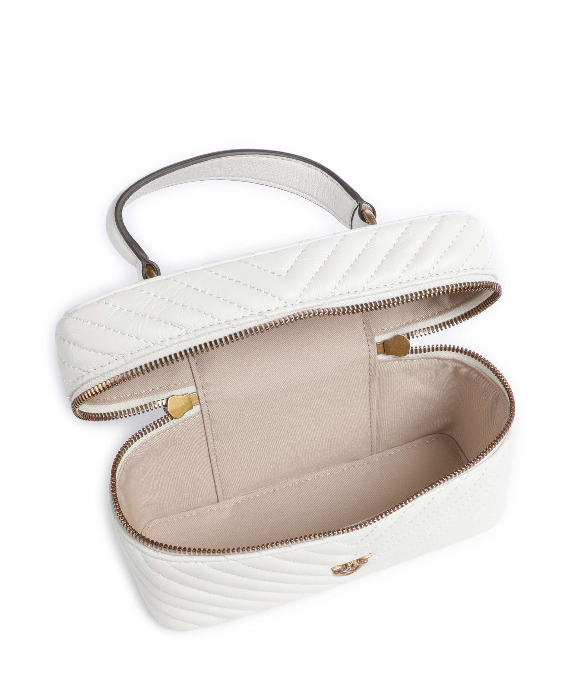 Pinko Vanity Mini Handbag bianco nembo/antique gold - Image 6